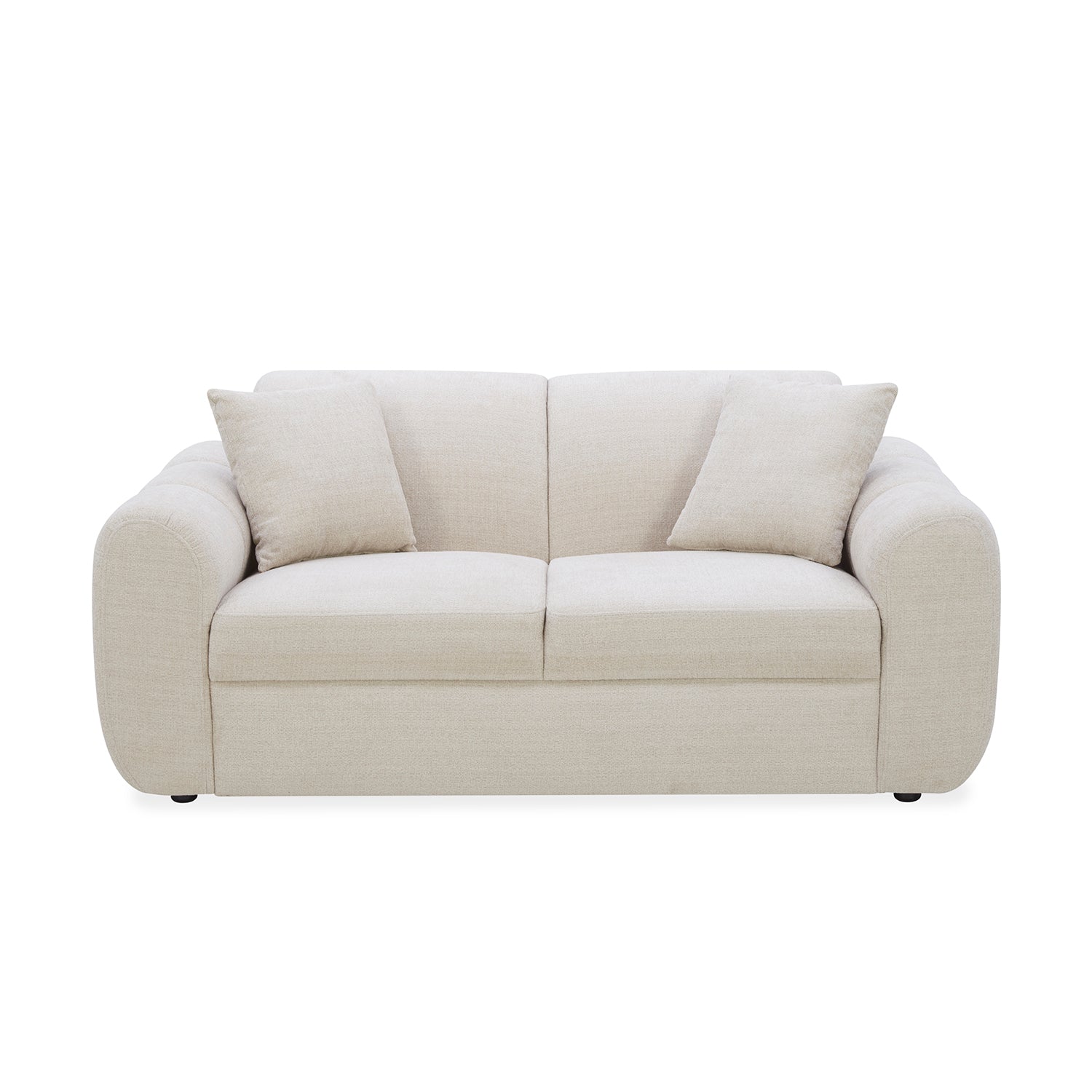 Sofa 2 Puestos Marsella Chenille Beige