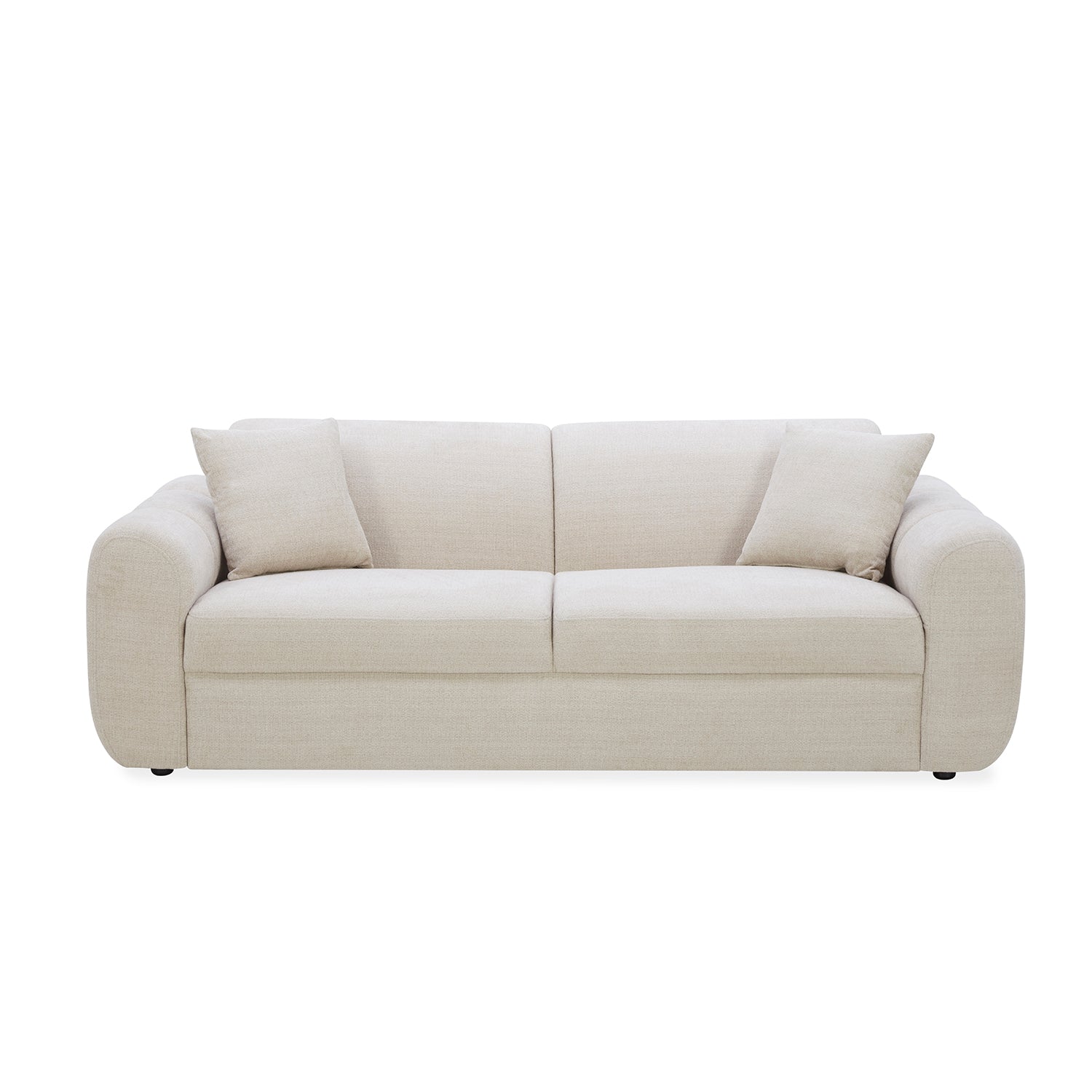 Sofa 3 Puestos Marsella Chenille Beige