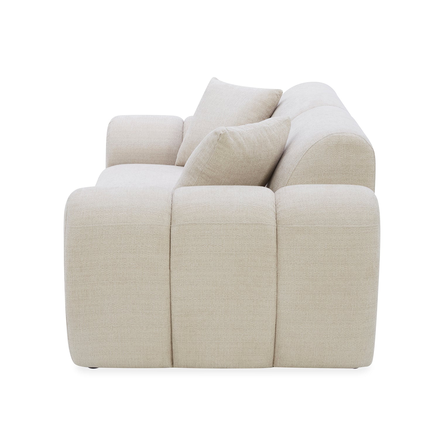Sofa 3 Puestos Marsella Chenille Beige