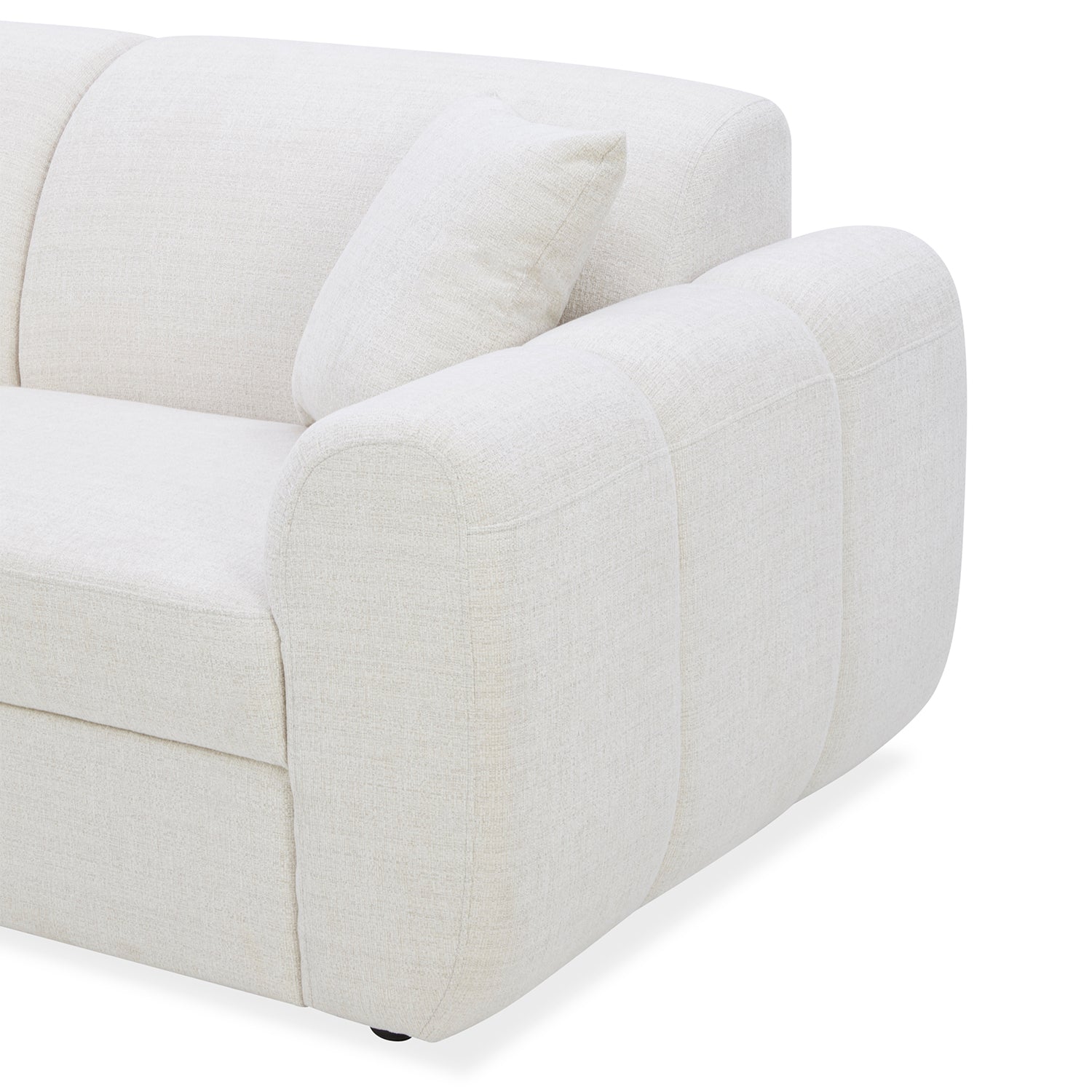 Sofa 3 Puestos Marsella Chenille Taupe