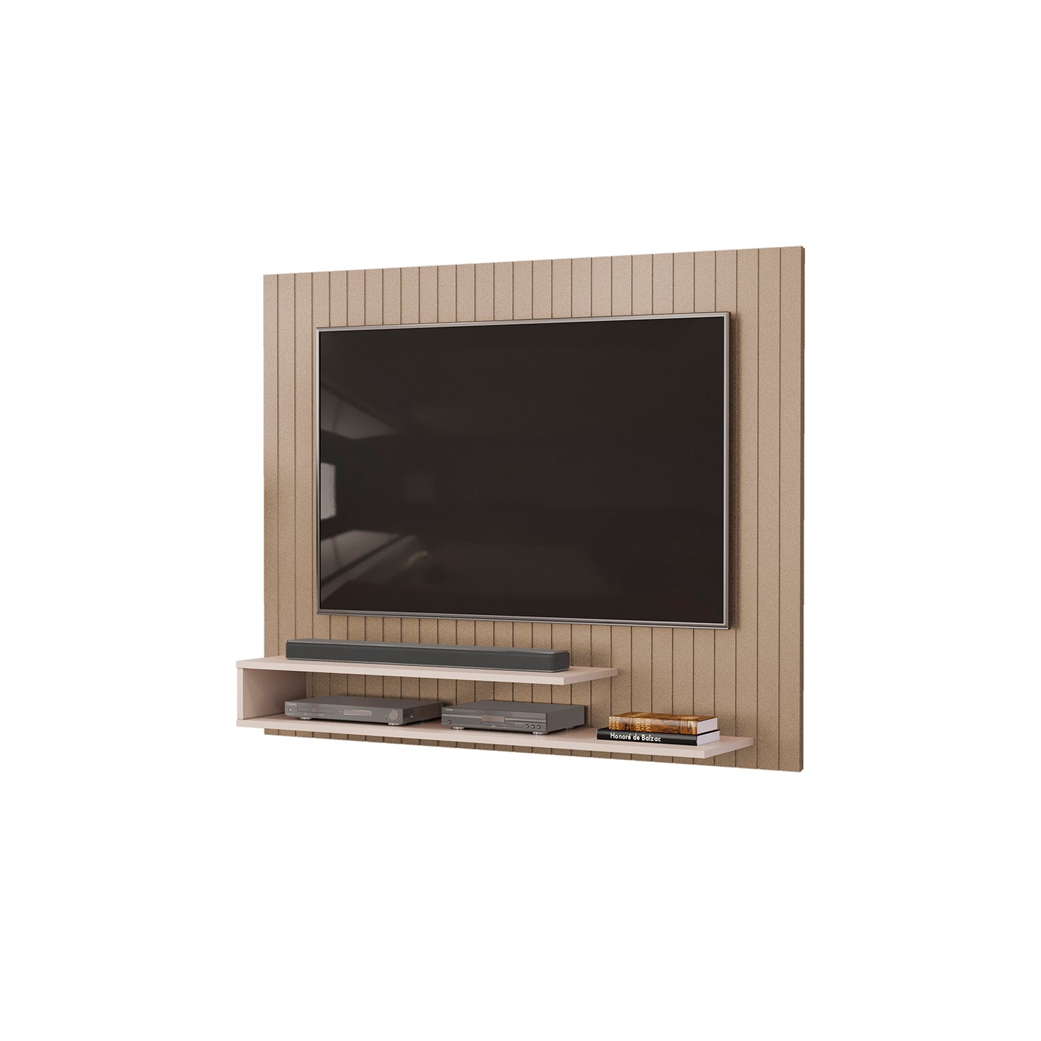 Panel deTv Bart Off White, Champan 134X108X28