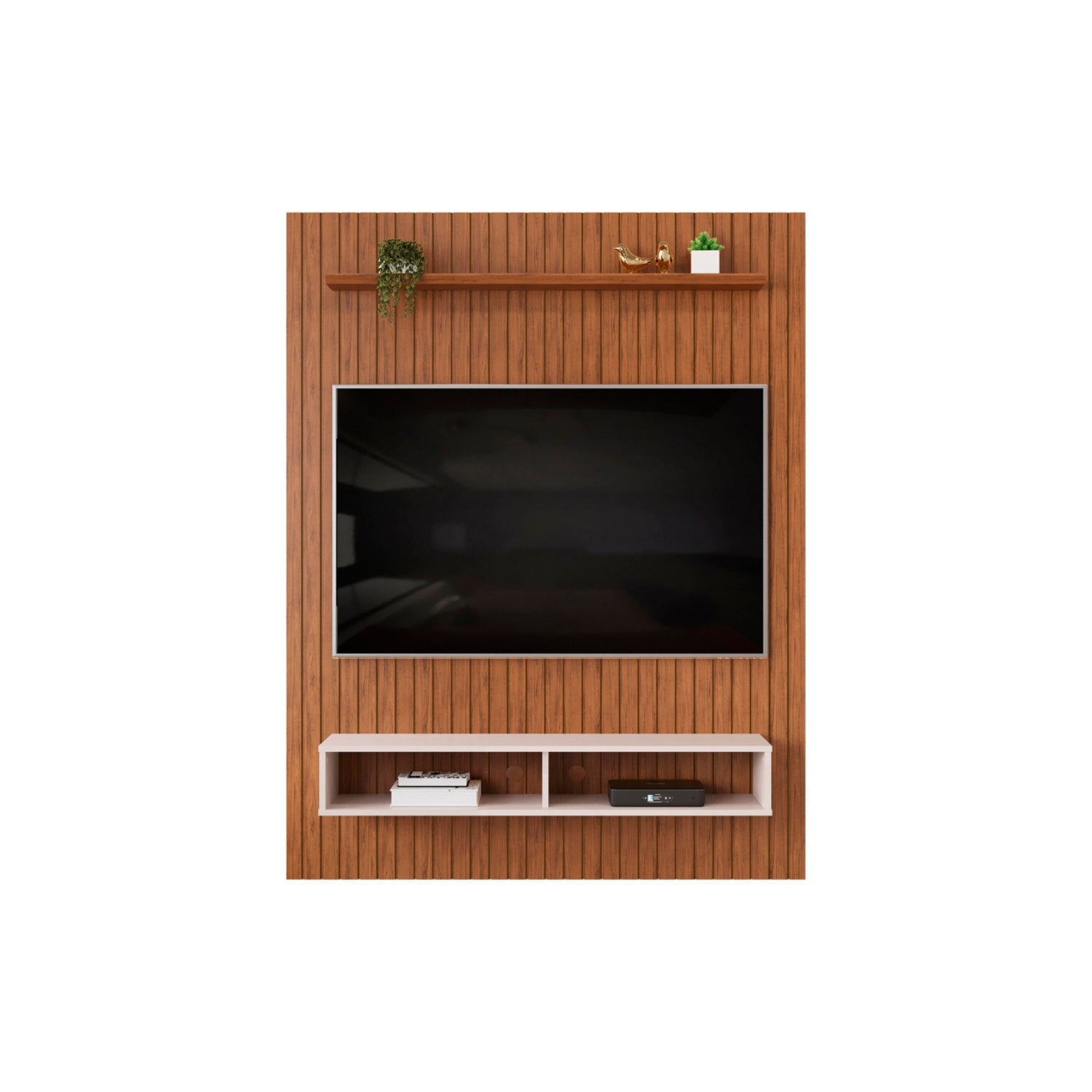 Panel de Tv Baru Off White, Natural  134X168X29