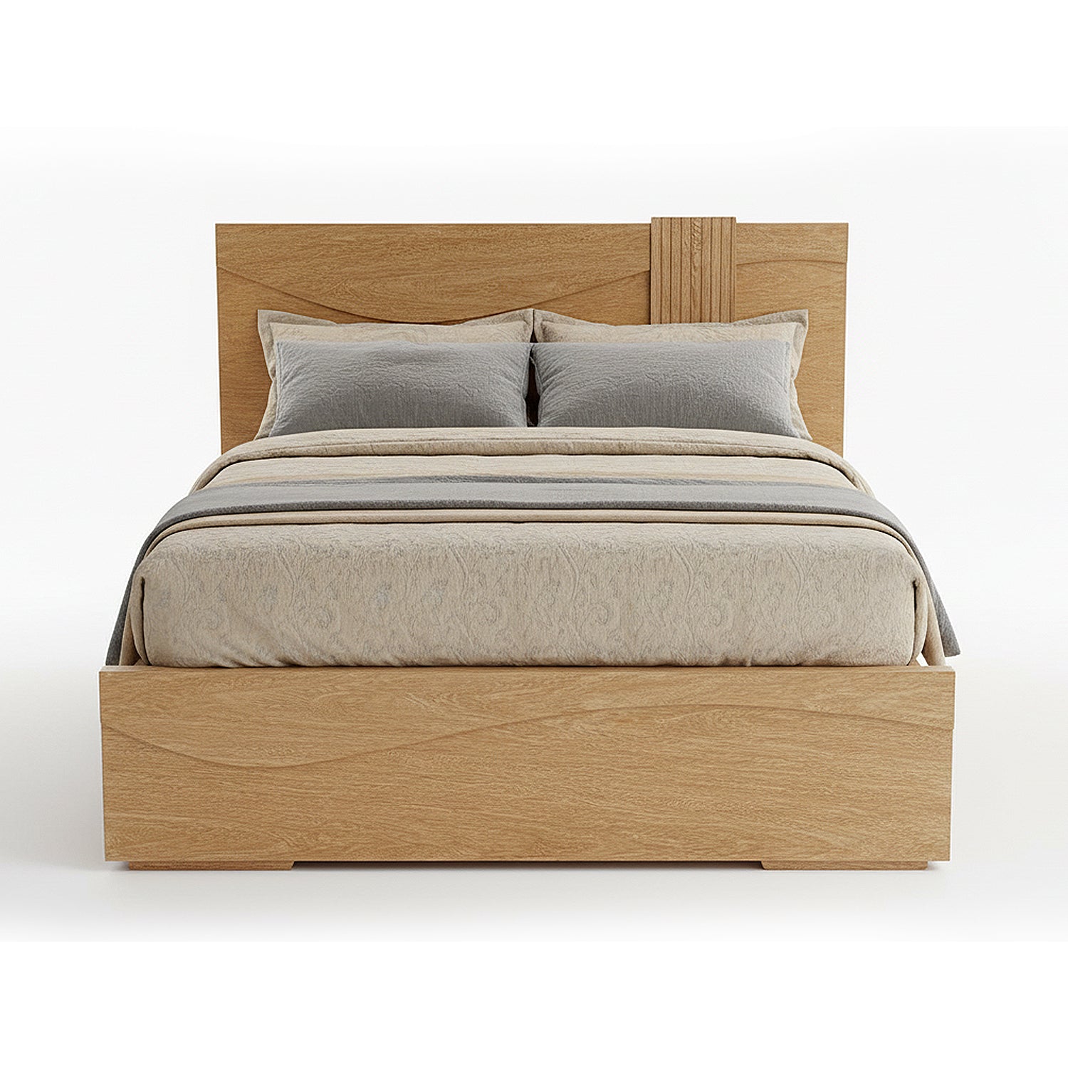 Cama Doble Kenneth Natural