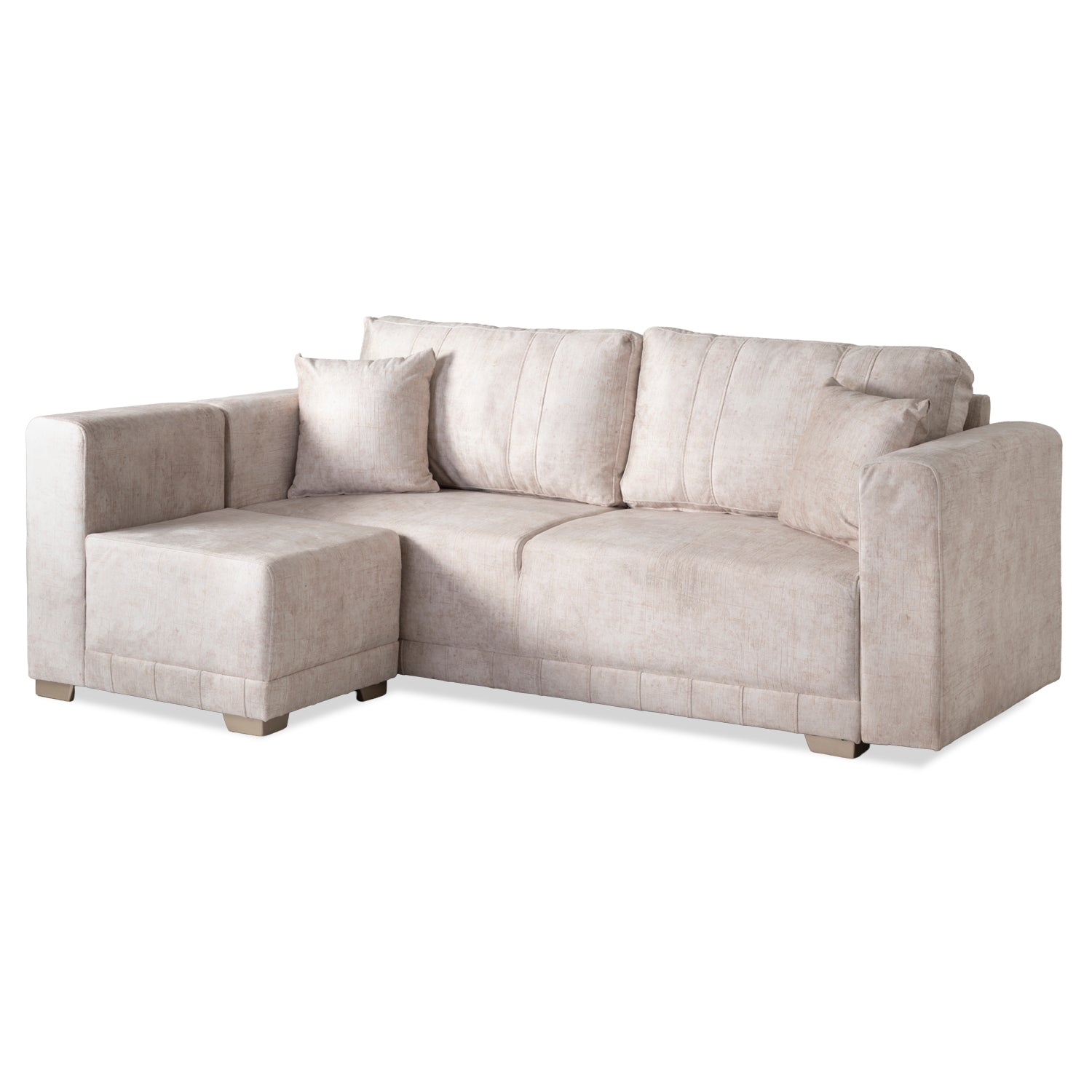 Sala Funcional Andora Estocolmo Marfil, Champaña Brazo Desmontable