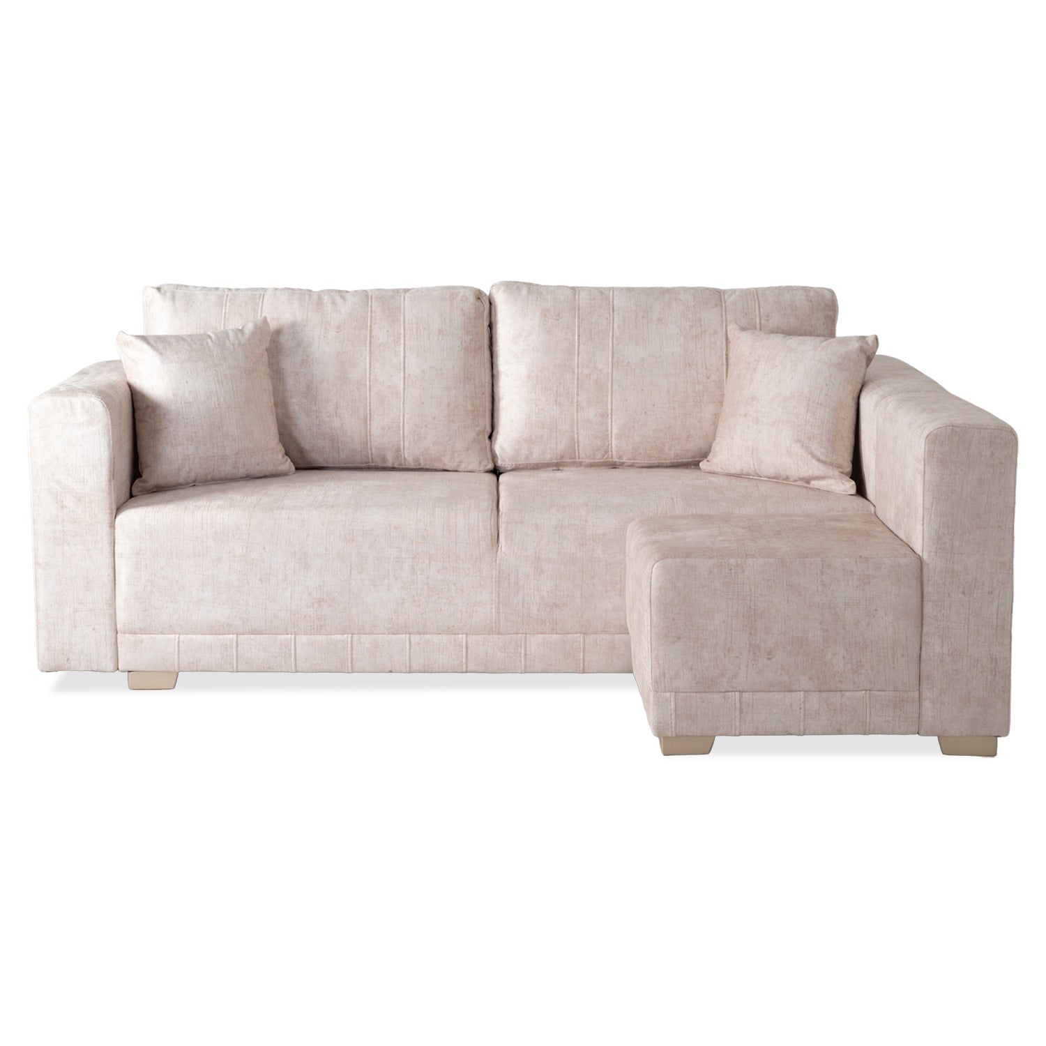 Sala Funcional Andora Estocolmo Marfil, Champaña Brazo Desmontable