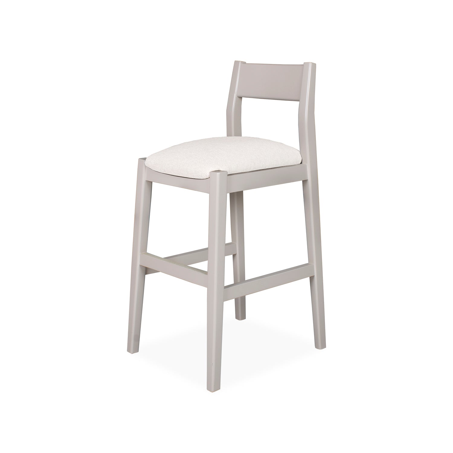 Silla Para Barra Dalton Premium Touch Almendra, Latte
