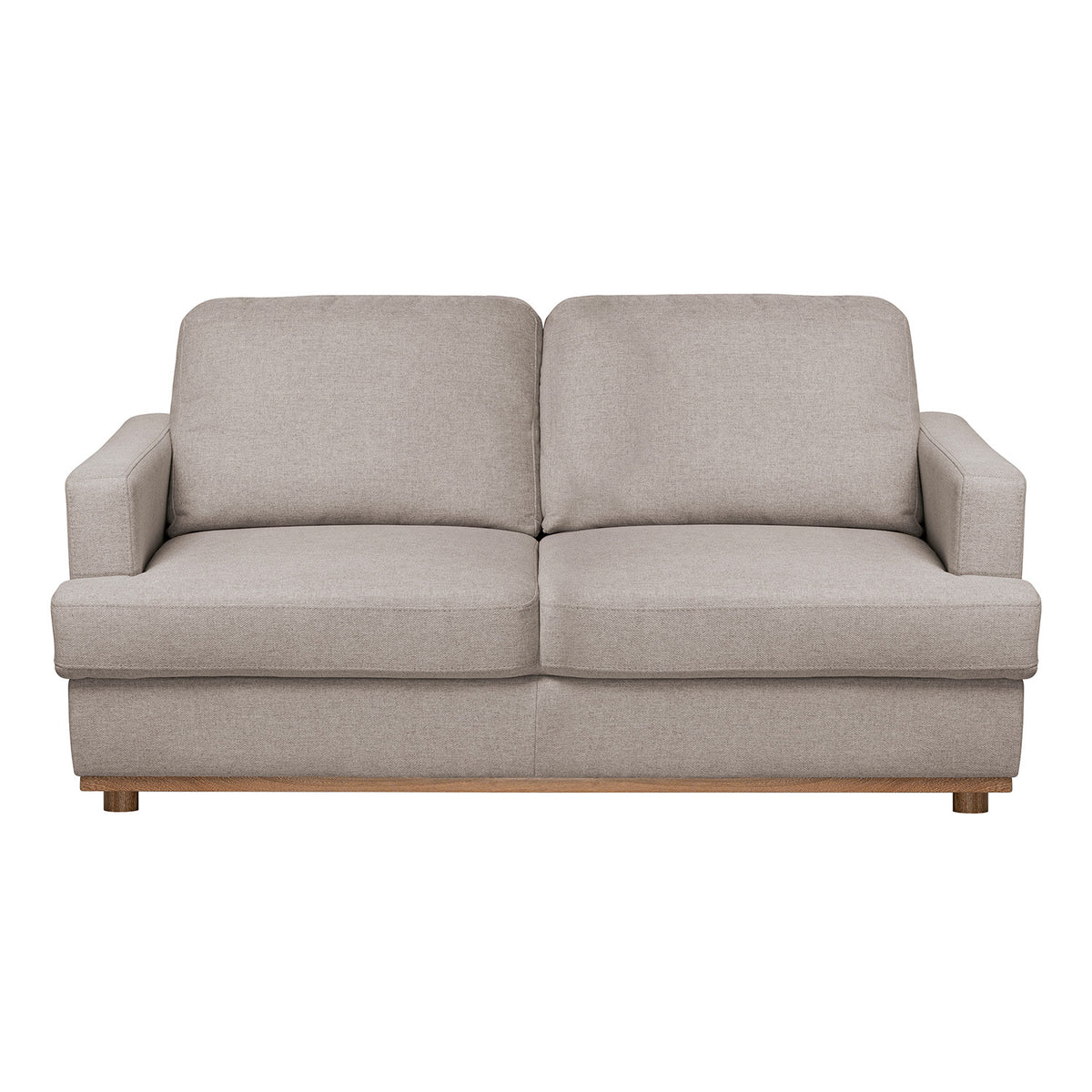 Sofá 3 Puestos Luka Lino Verona Beige, Natural