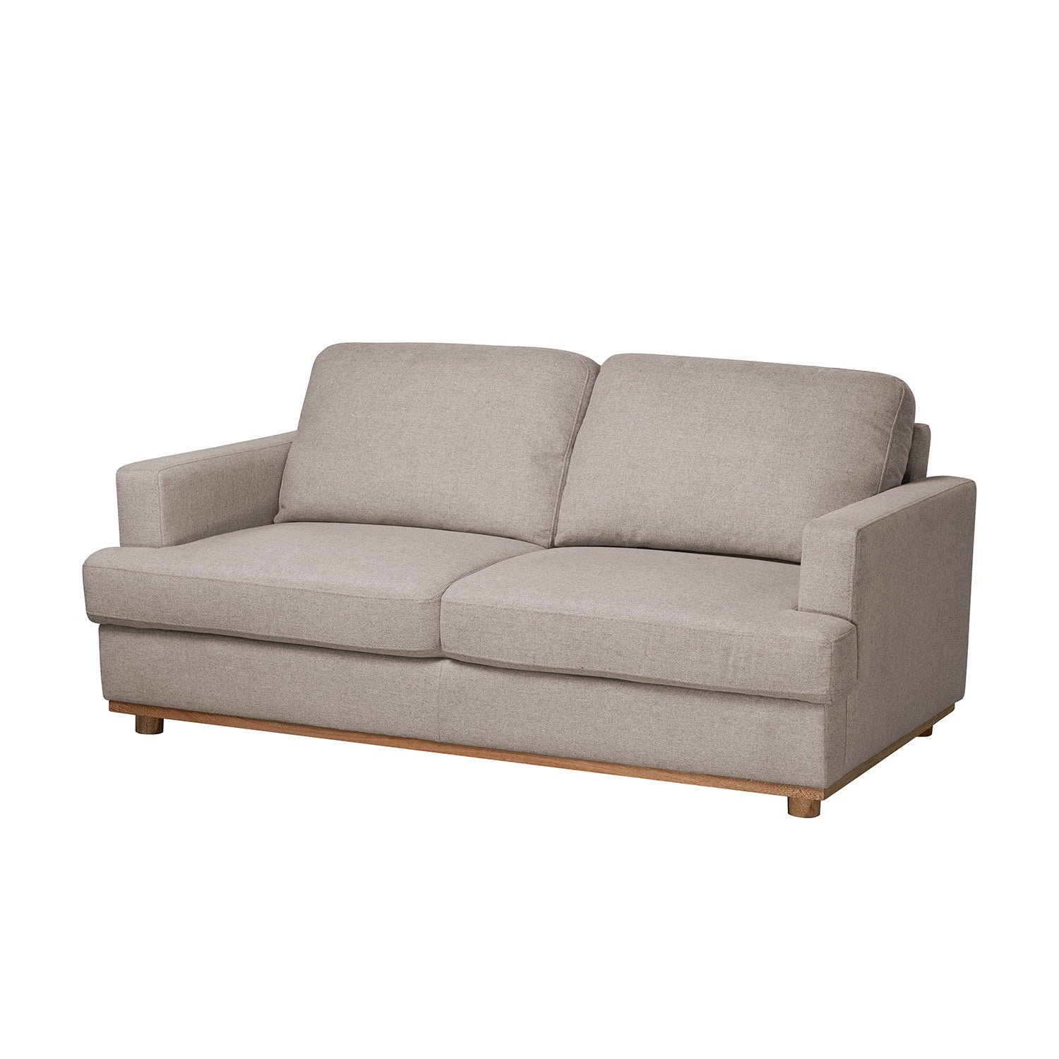 Sofá 3 Puestos Luka Lino Verona Beige, Natural