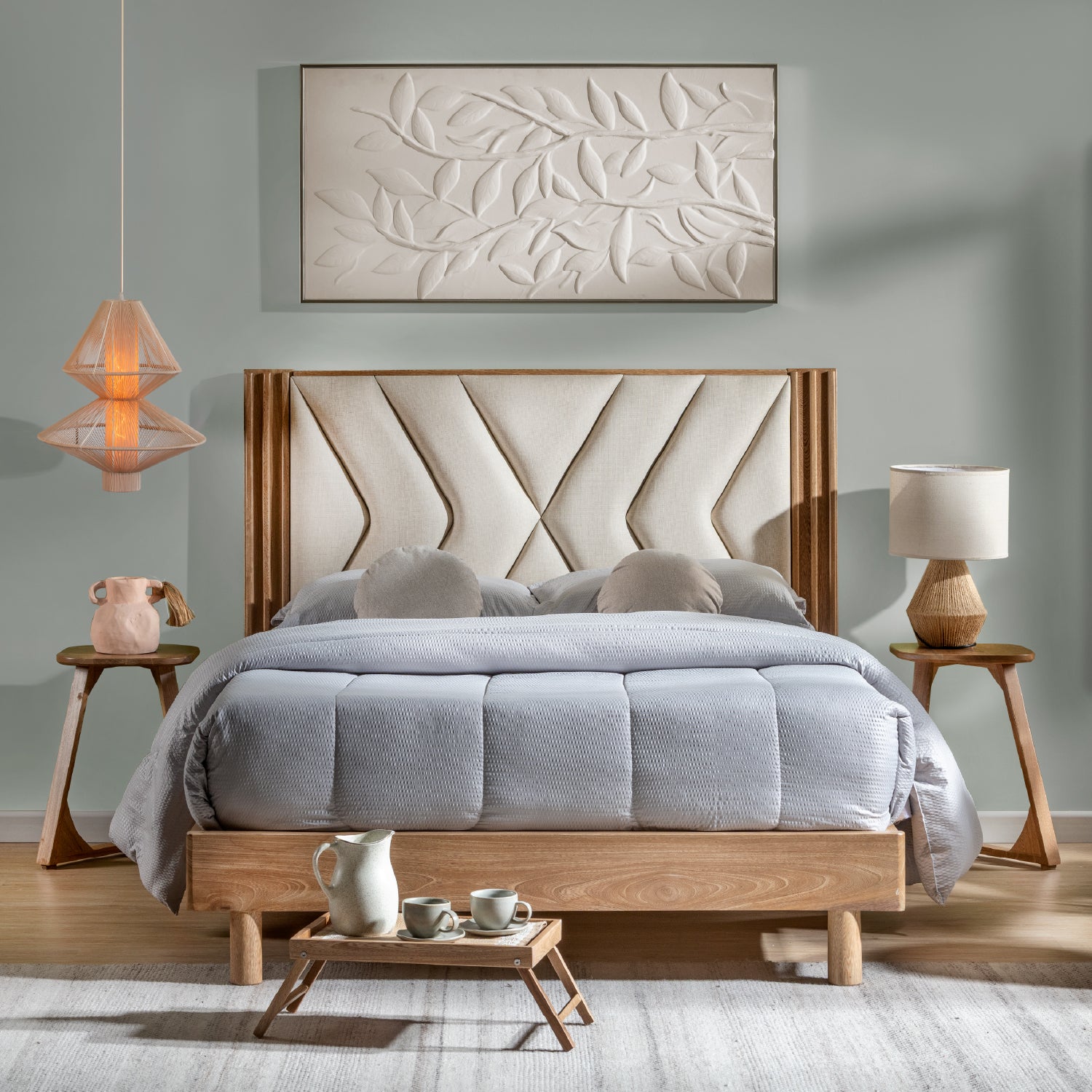 Alcoba Doble Artemisa Eurolino Marfil, Natural