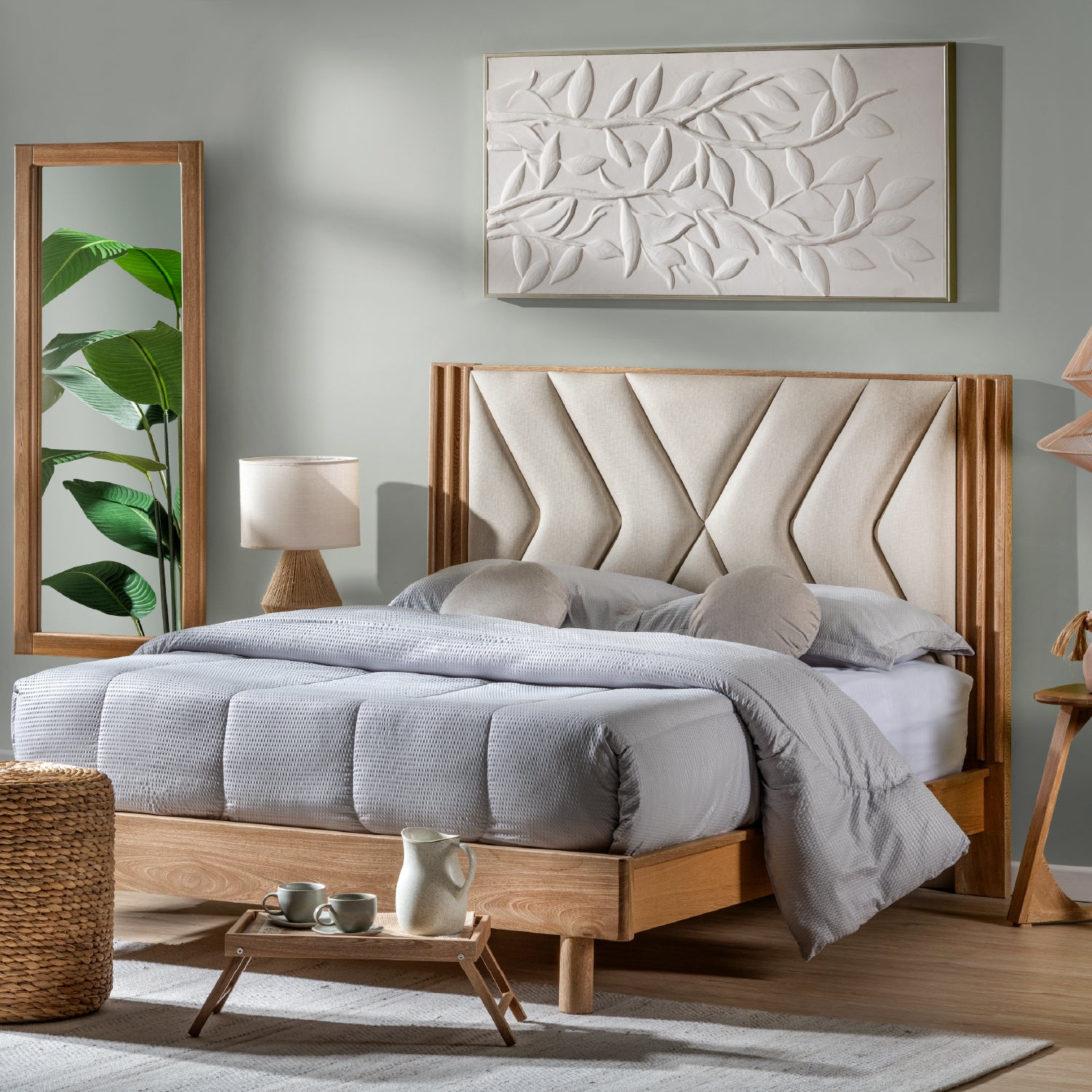 Alcoba Doble Artemisa Eurolino Marfil, Natural