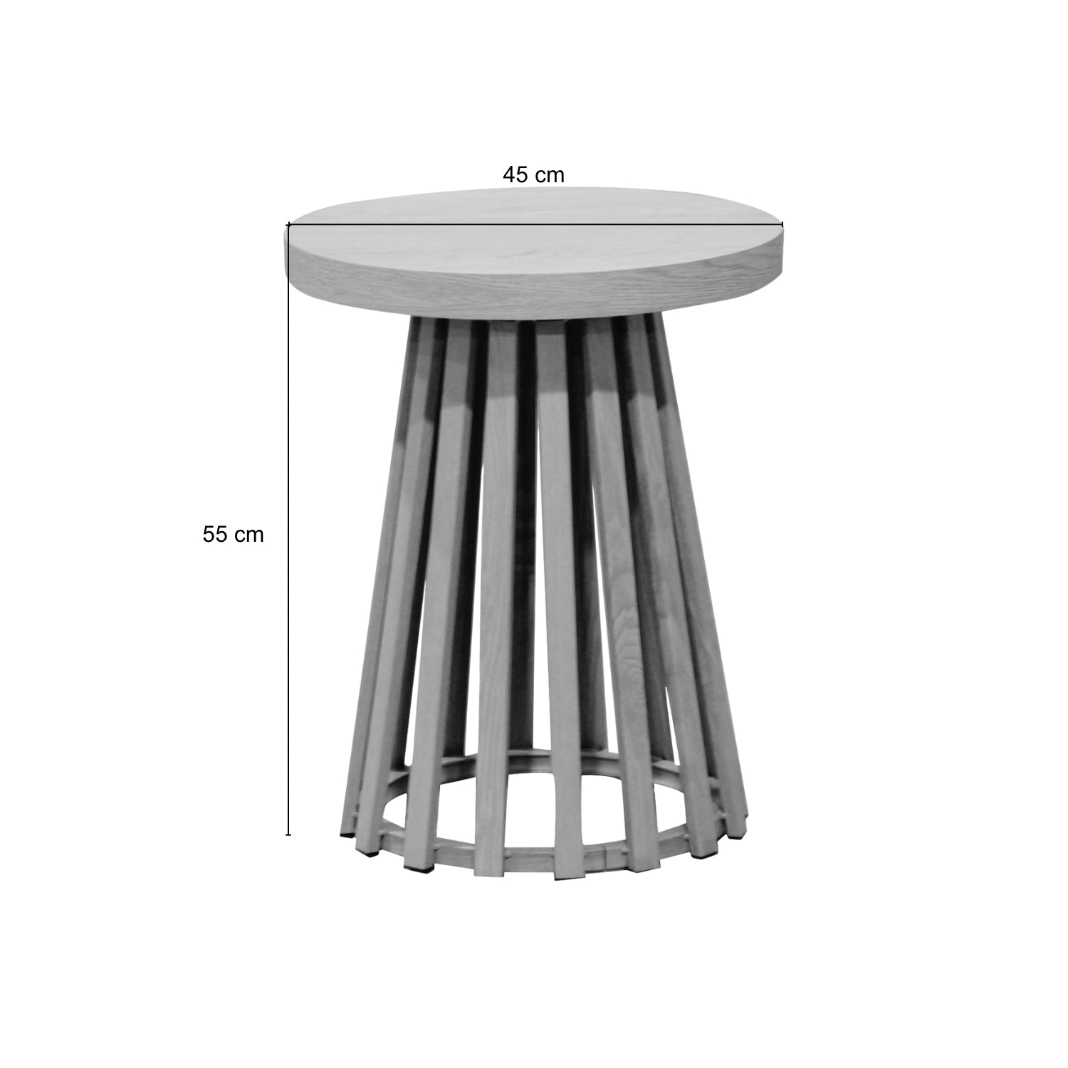 Mesa Auxiliar Palermo Natural Claro
