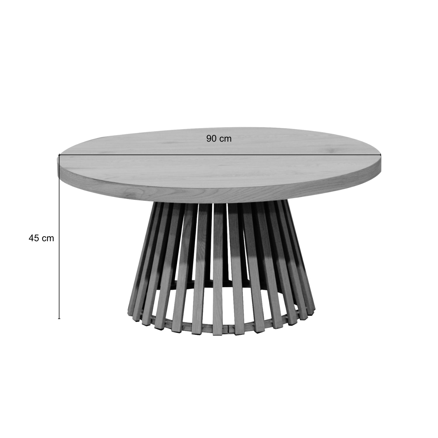 Mesa De Centro Palermo Natural Oscuro