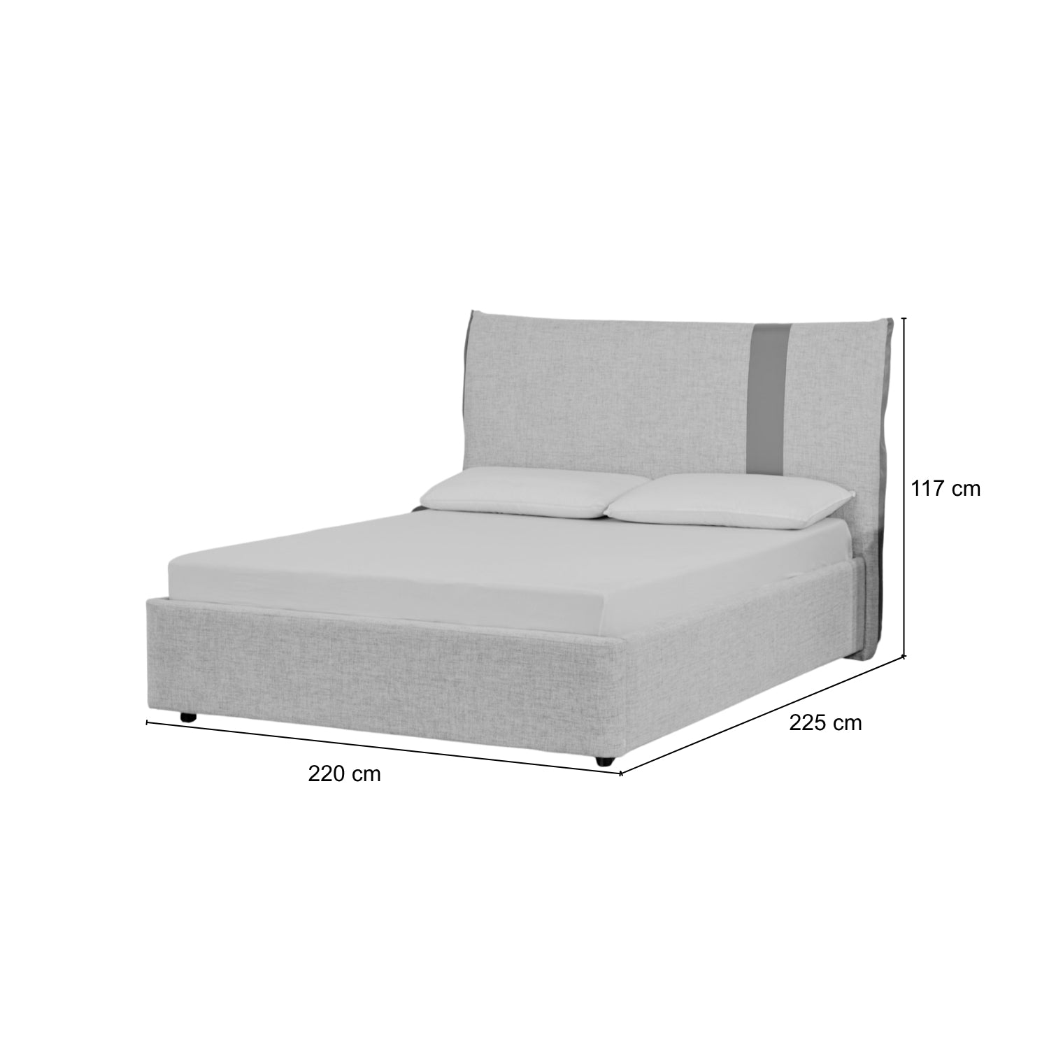 Cama King Gales Gris