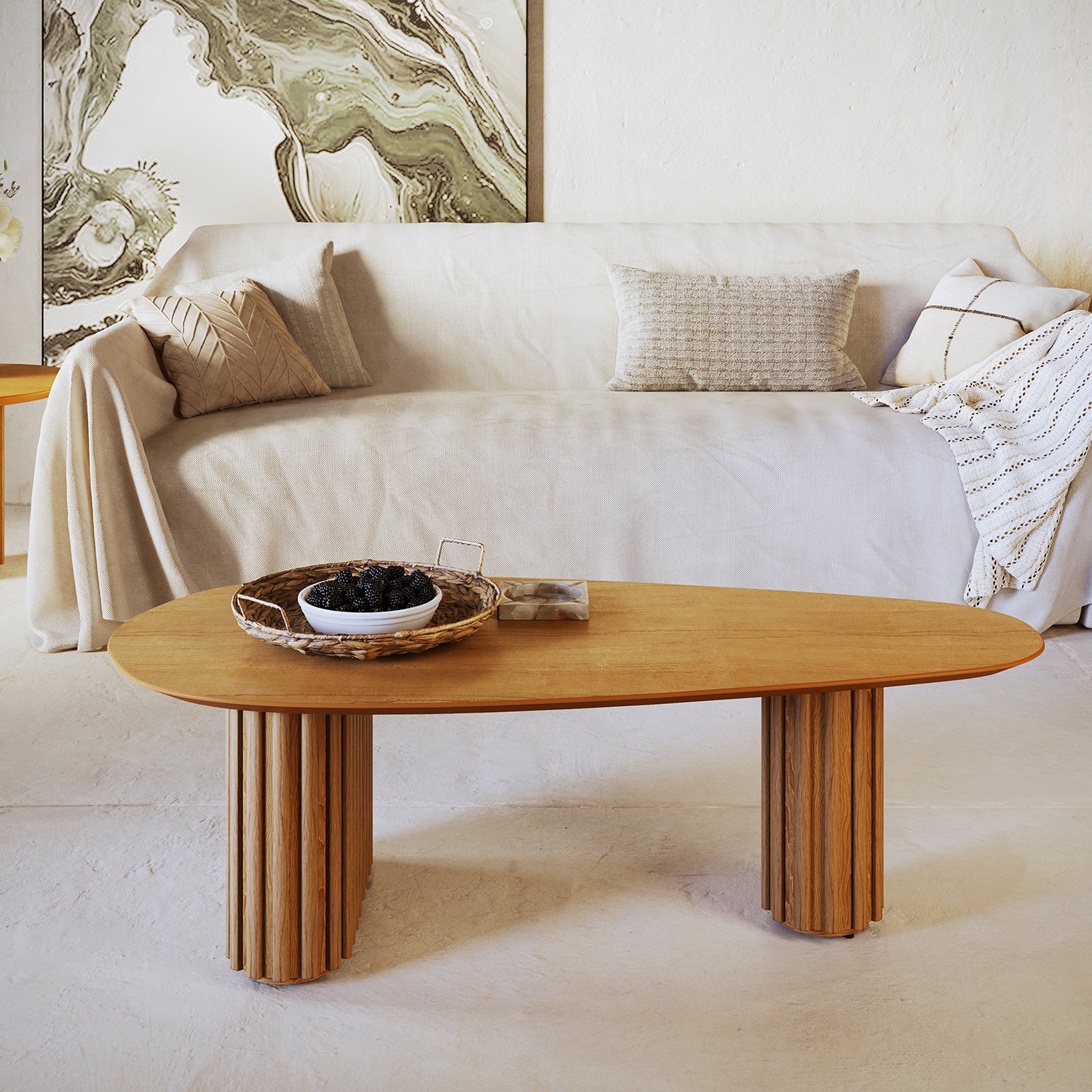 Mesa Centro  Vera Natural 120X37X56