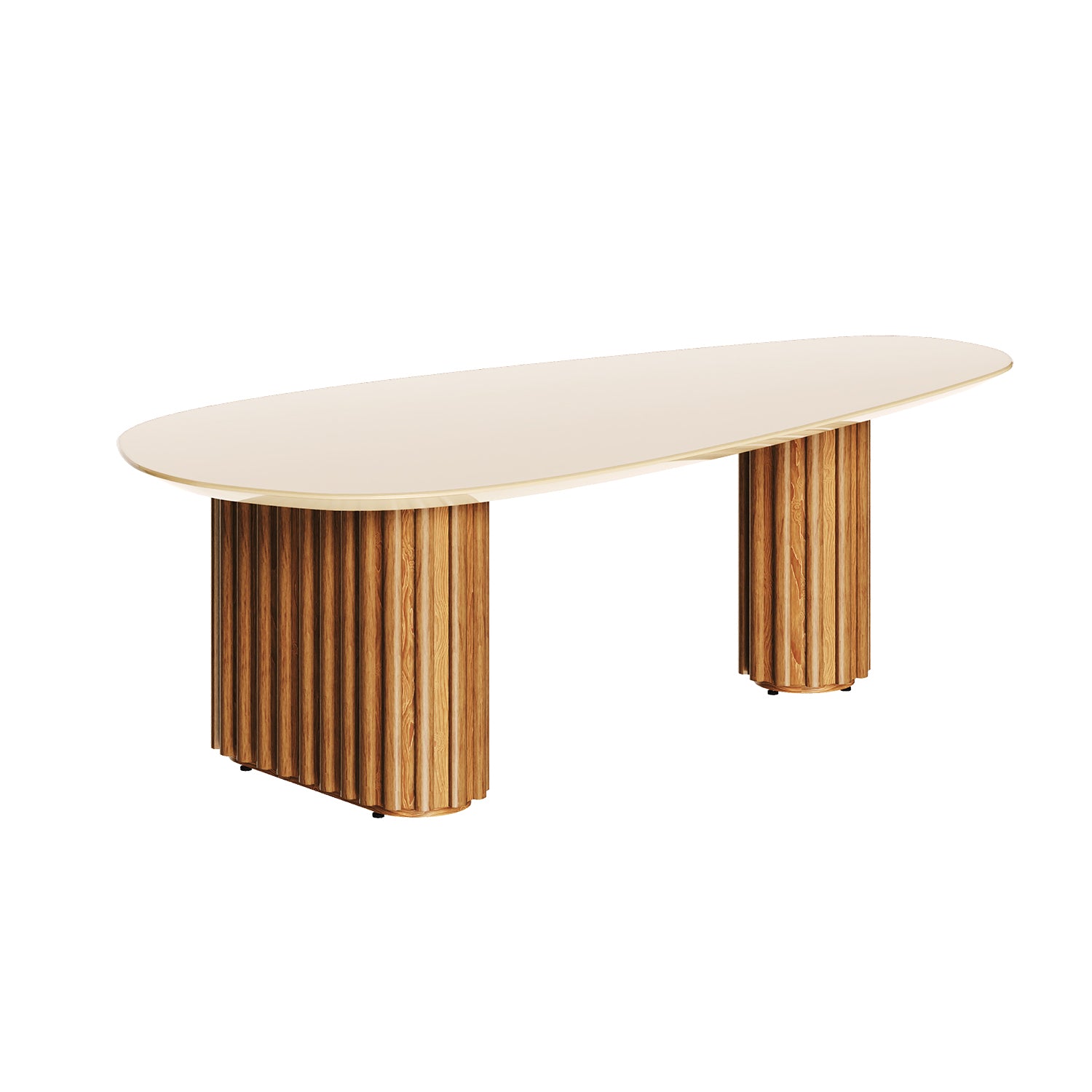 Mesa Centro Vera Natural, Off White 120X37X56