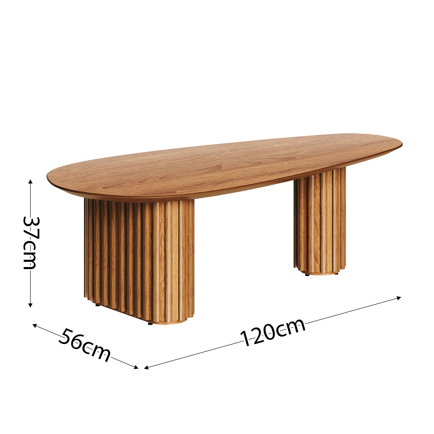 Mesa Centro  Vera Natural 120X37X56