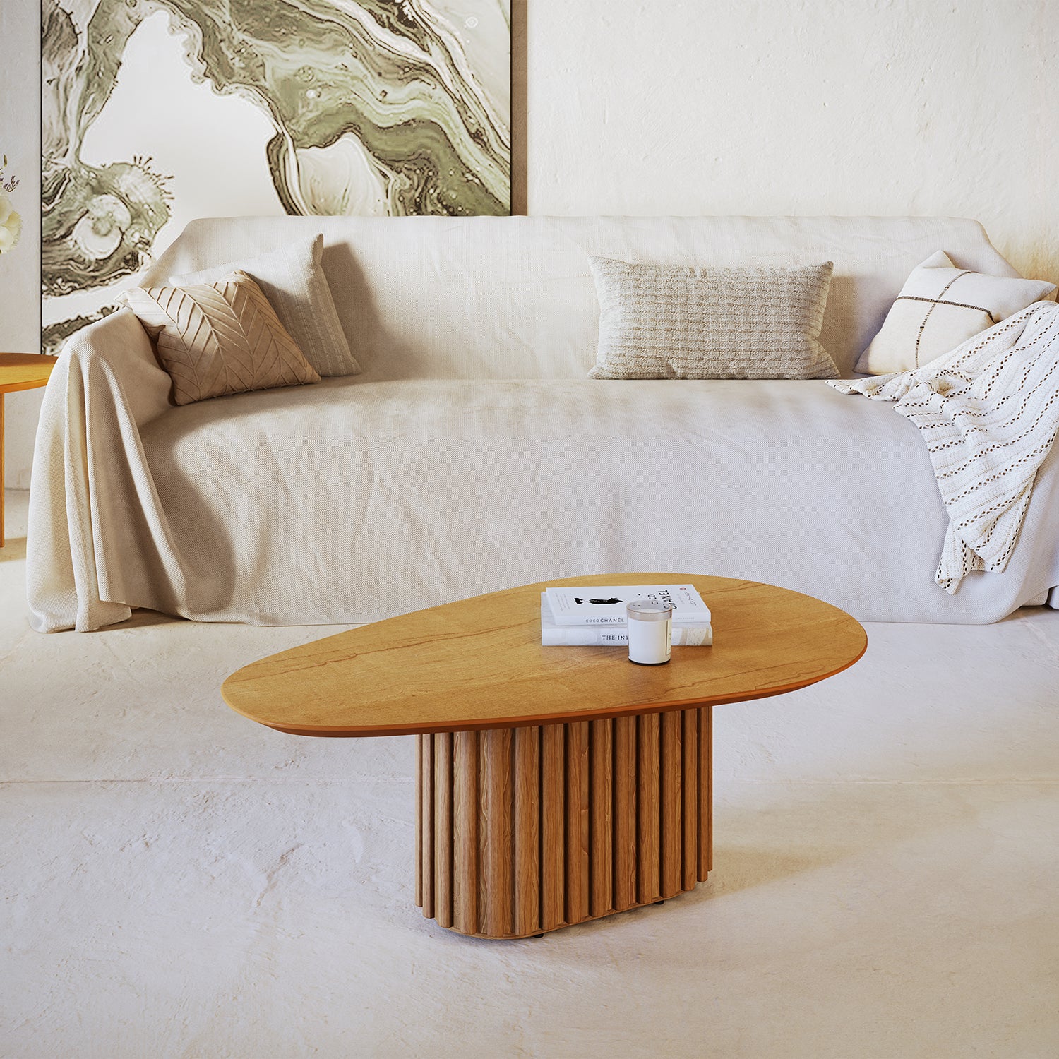 Mesa Centro Vera Natural 90X33X56