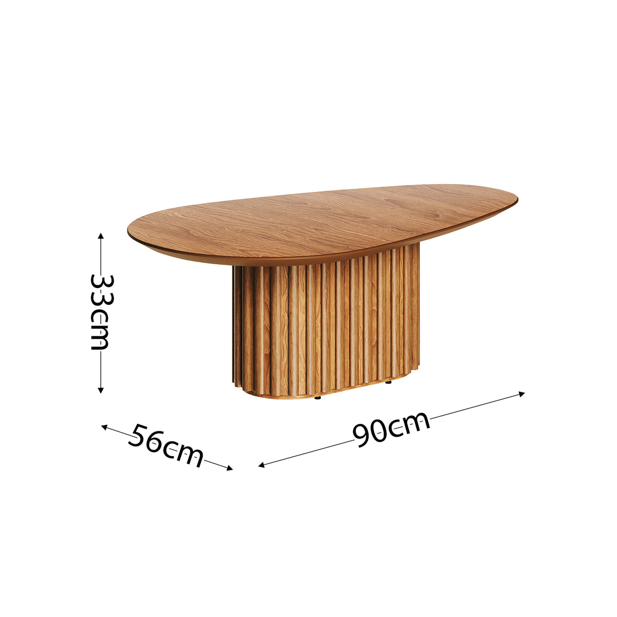 Mesa Centro Vera Natural 90X33X56