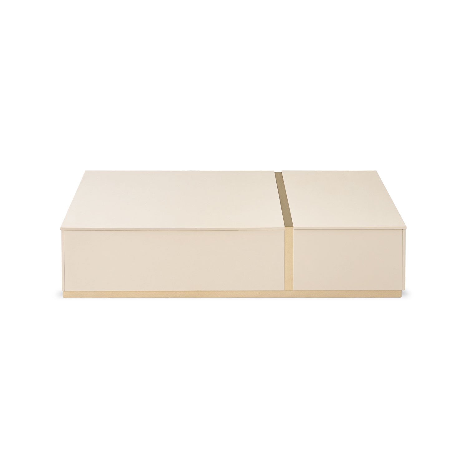 Mesa De Centro Lizzi Greige, Champaña Premium