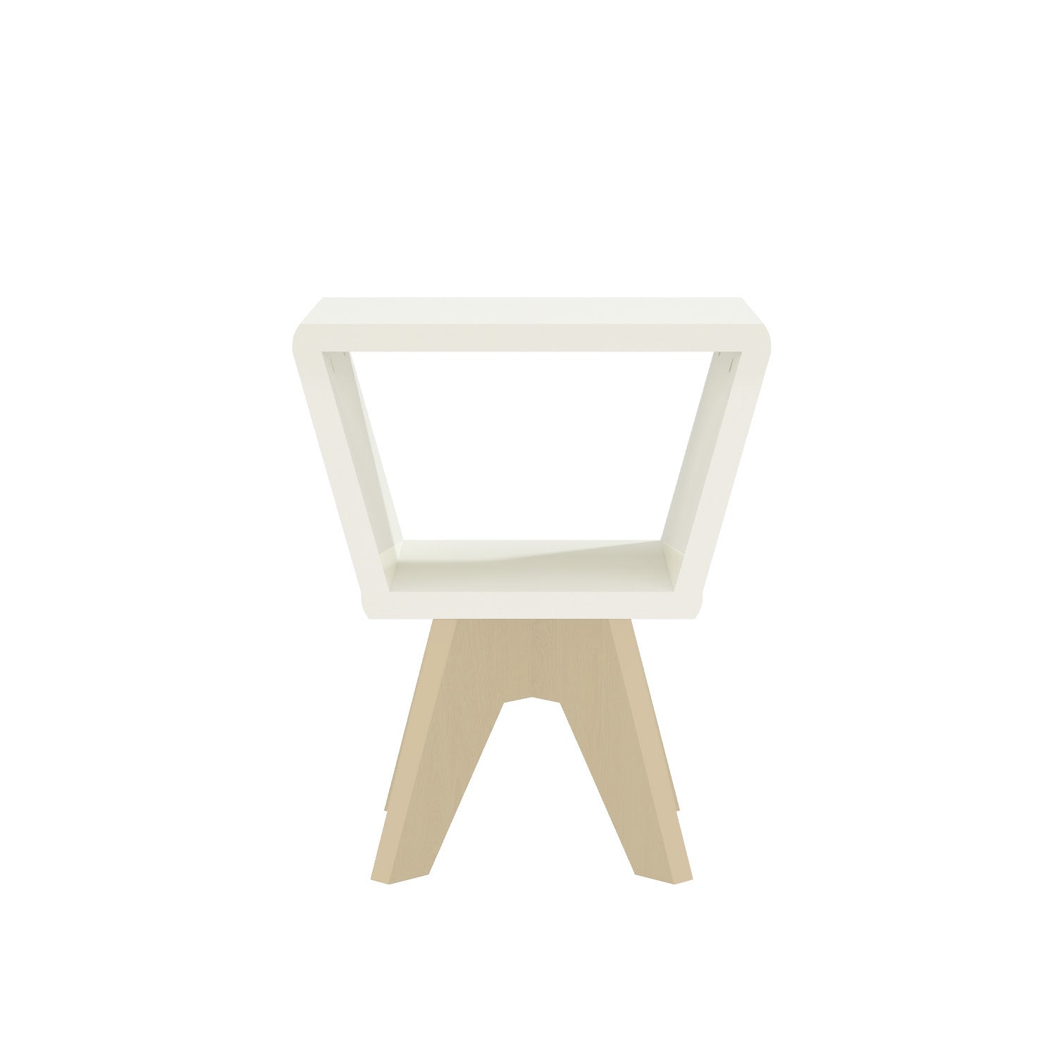 Mesa Auxiliar Ari 57X43X30 Off White, Champaña
