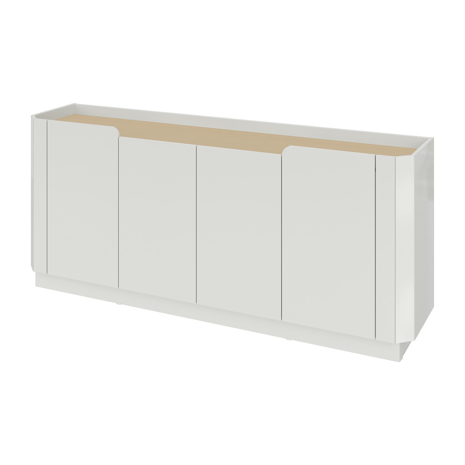 Bifé Adria Off White, Champaña 180X78X40