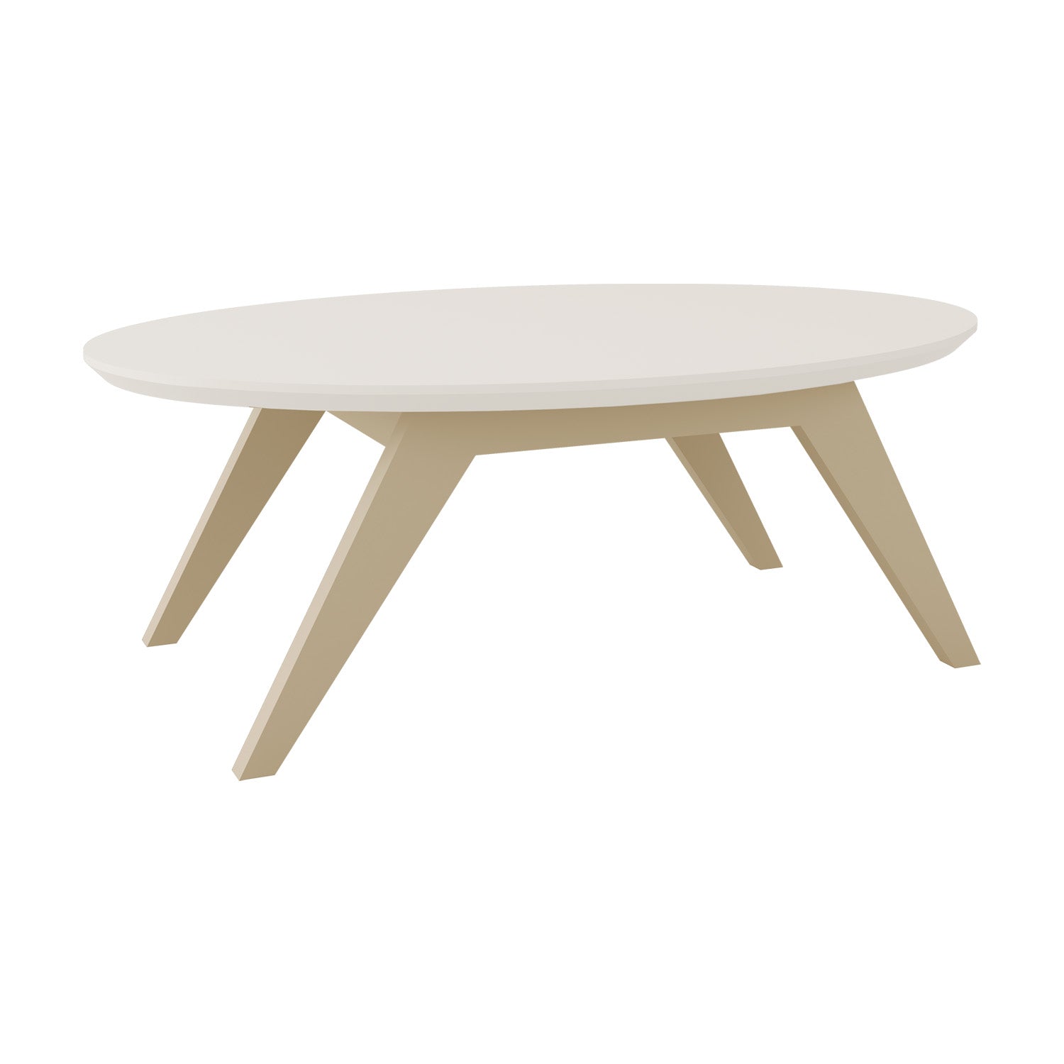 Mesa de Centro Lexus 33X90X60 Off White, Champaña