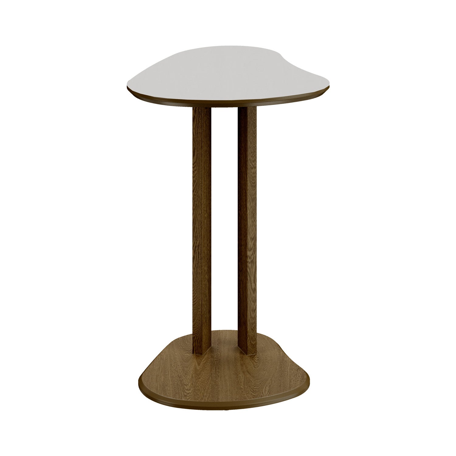 Mesa Auxiliar Ibis 70X60X45 Off White, Natural