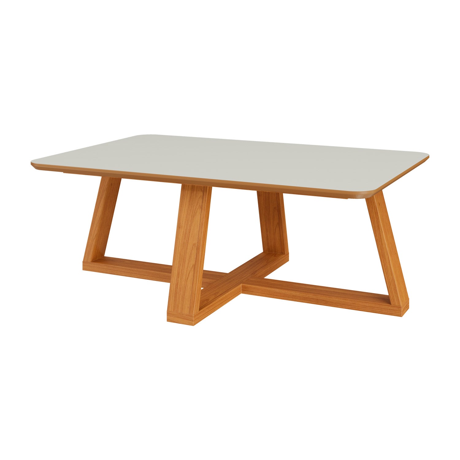 Mesa de Centro Andy 35X90X60 Off White, Natural