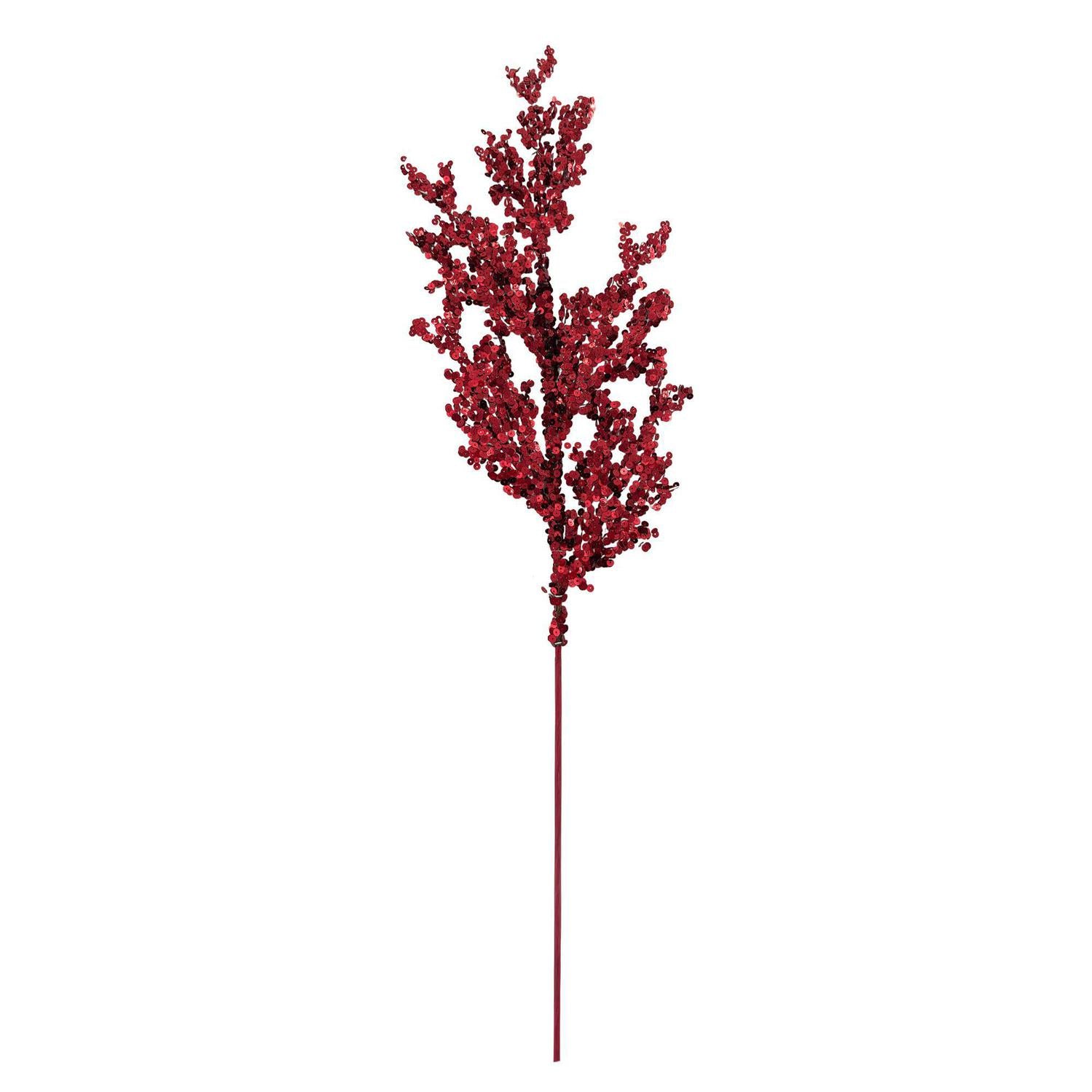 Rama 82Cm  Rojo Navidad Exh F251