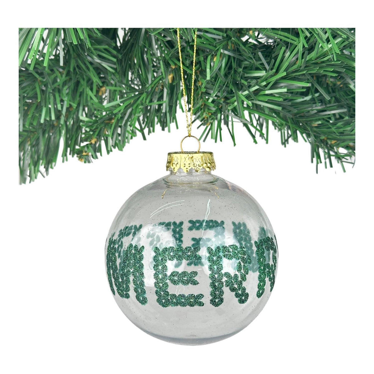Colgante 20Cm Verde Setx4 Navidad Exh F251