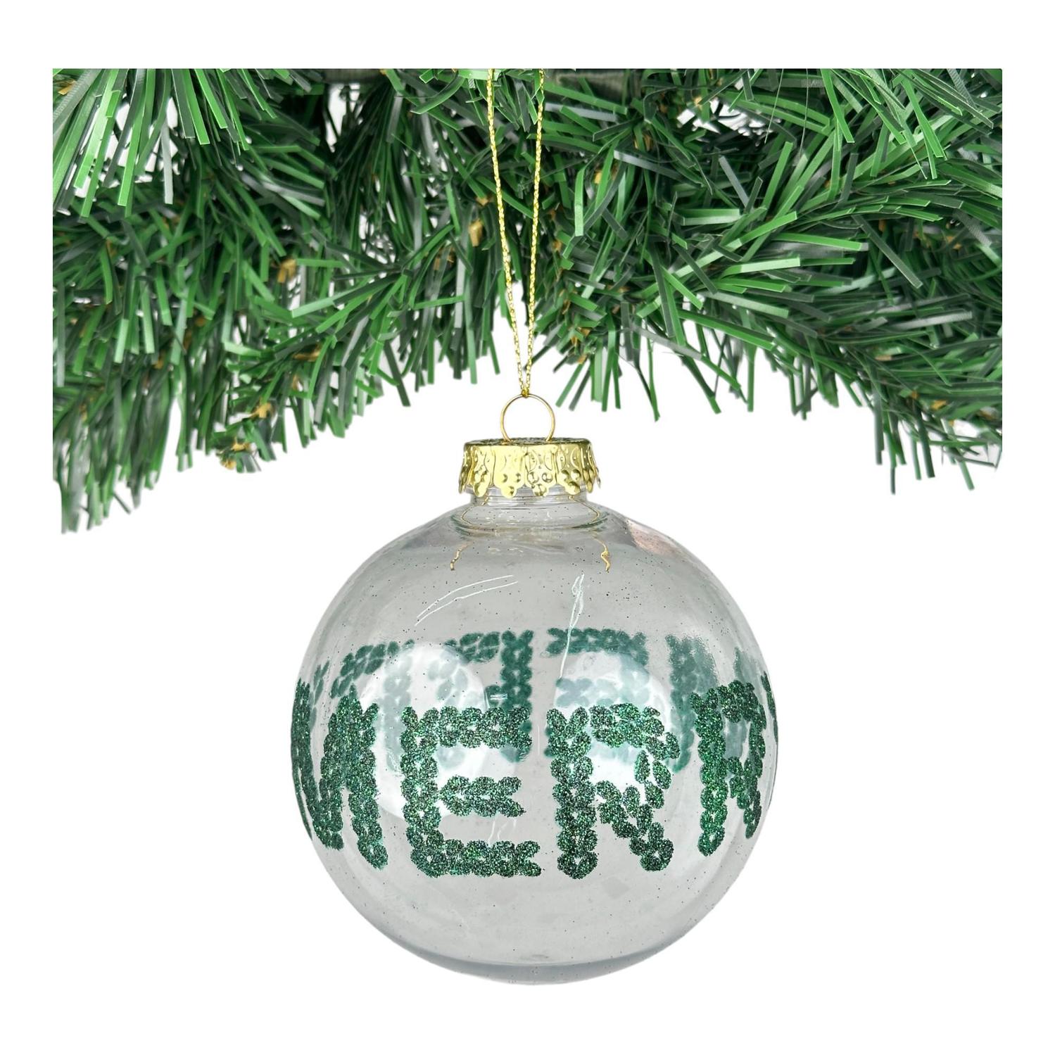Colgante 21Cm Verde Setx6 Navidad Exh F251