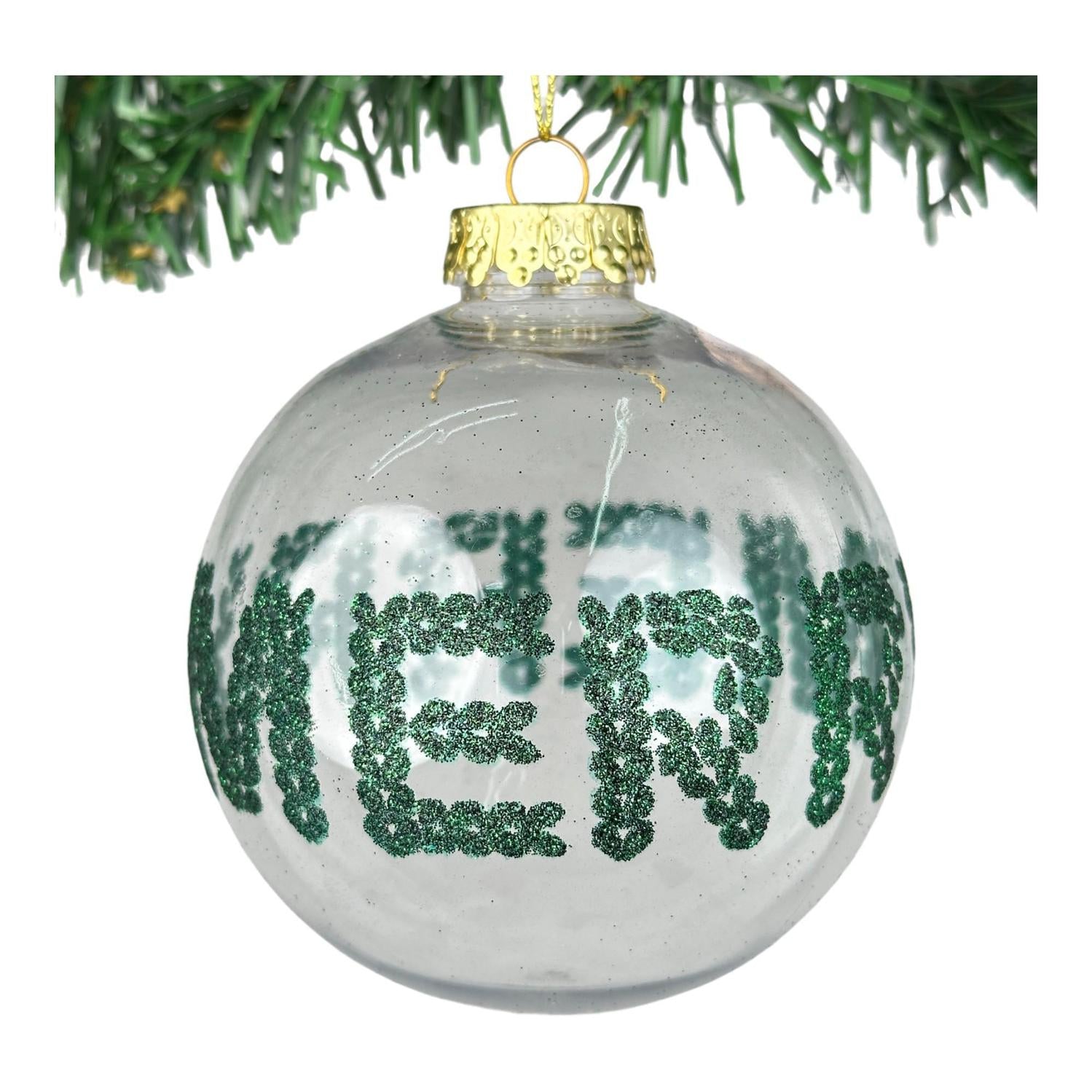Colgante 21Cm Verde Setx6 Navidad Exh F251