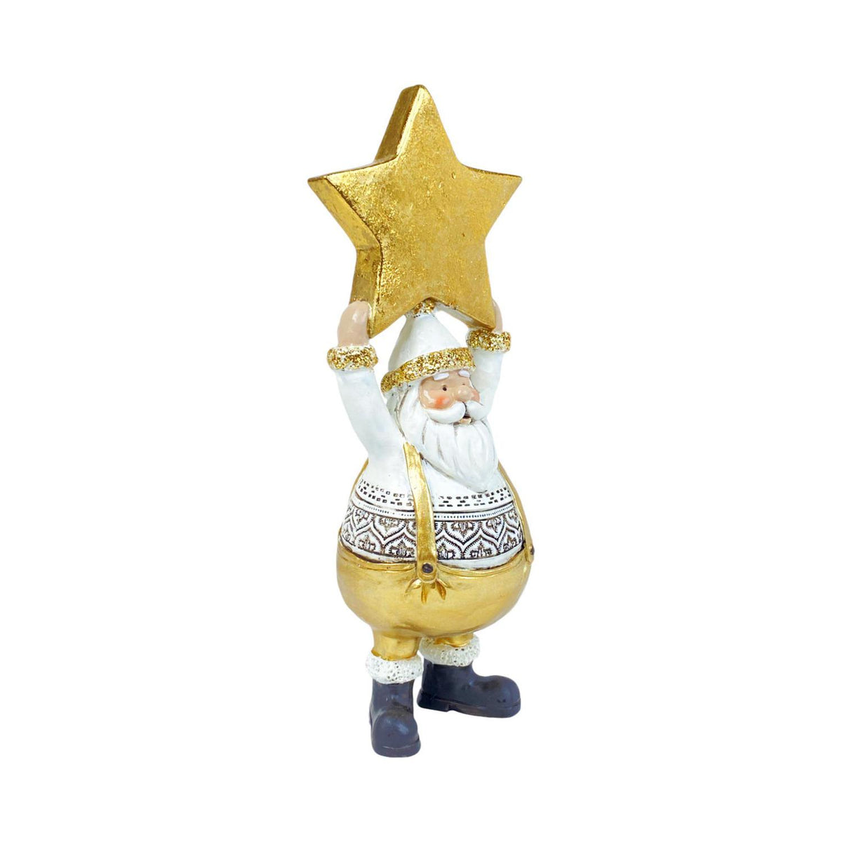 Santa 8X22  Dorado Estrella Navidad F251