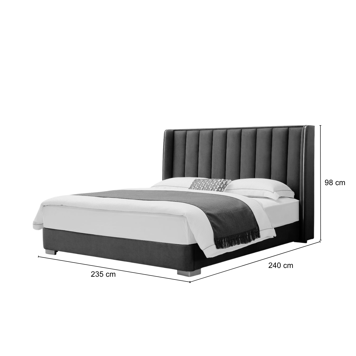 Cama King Sienna Azul