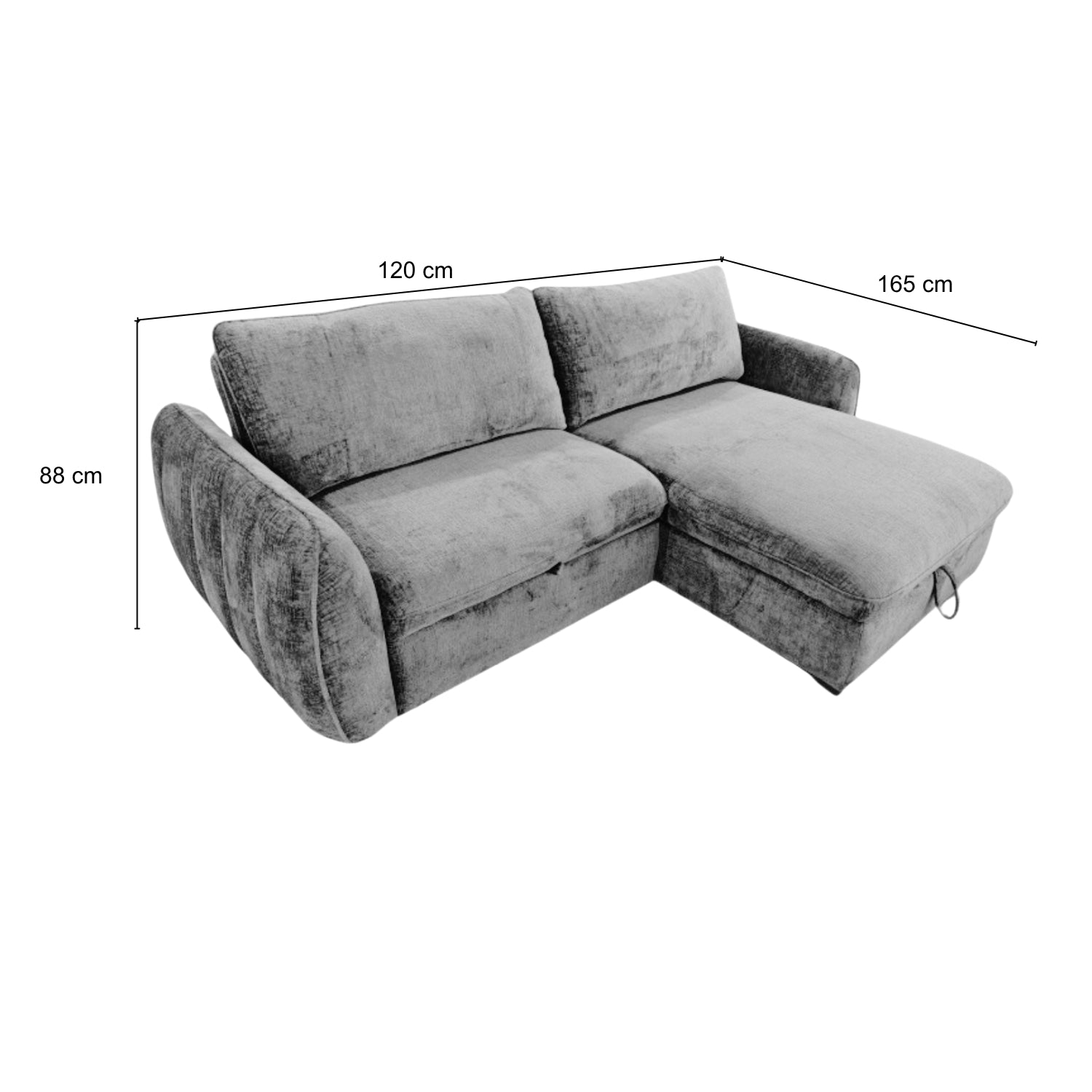 Sala Cama Otto Chenille Verde