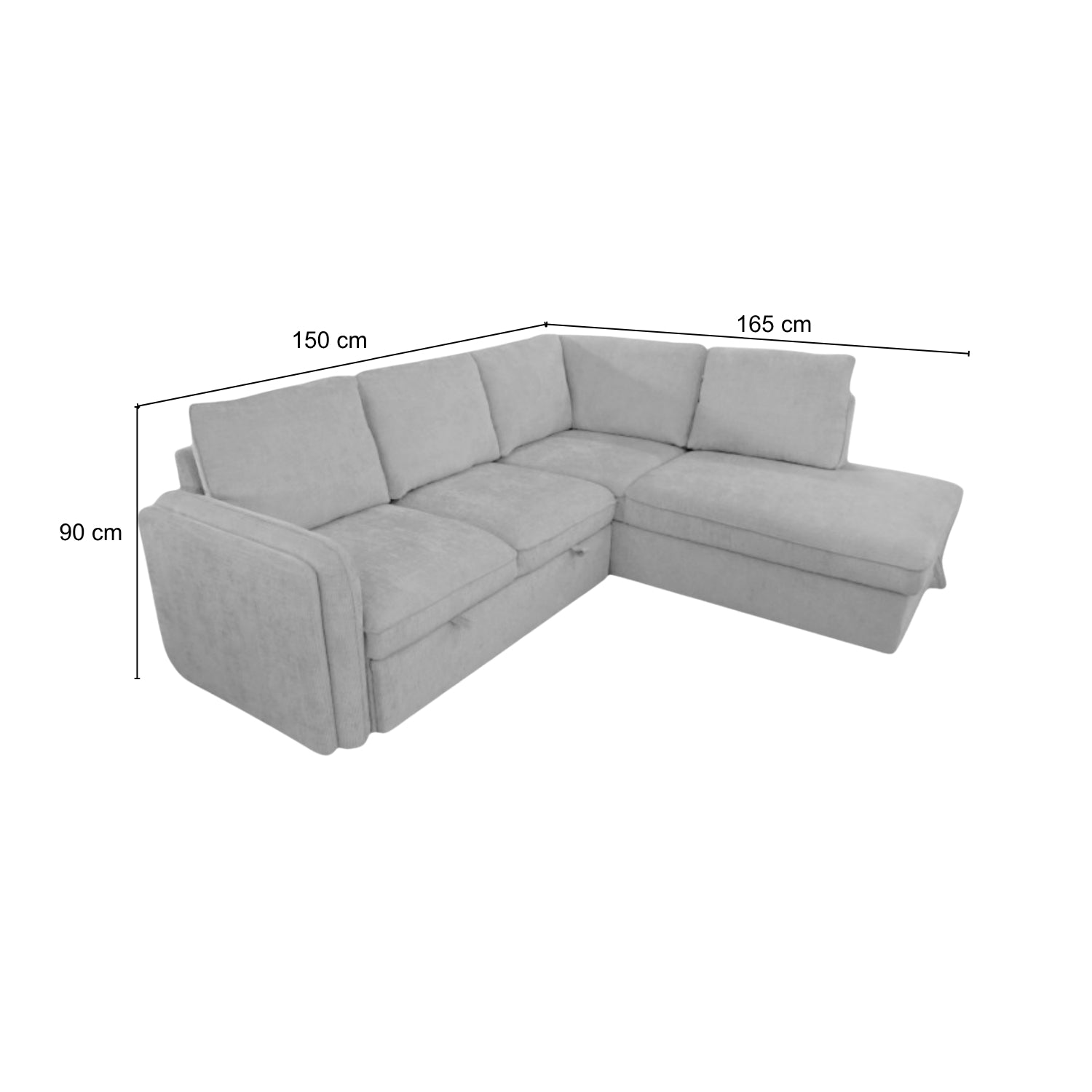 Sala Cama Domus Chenille Beige