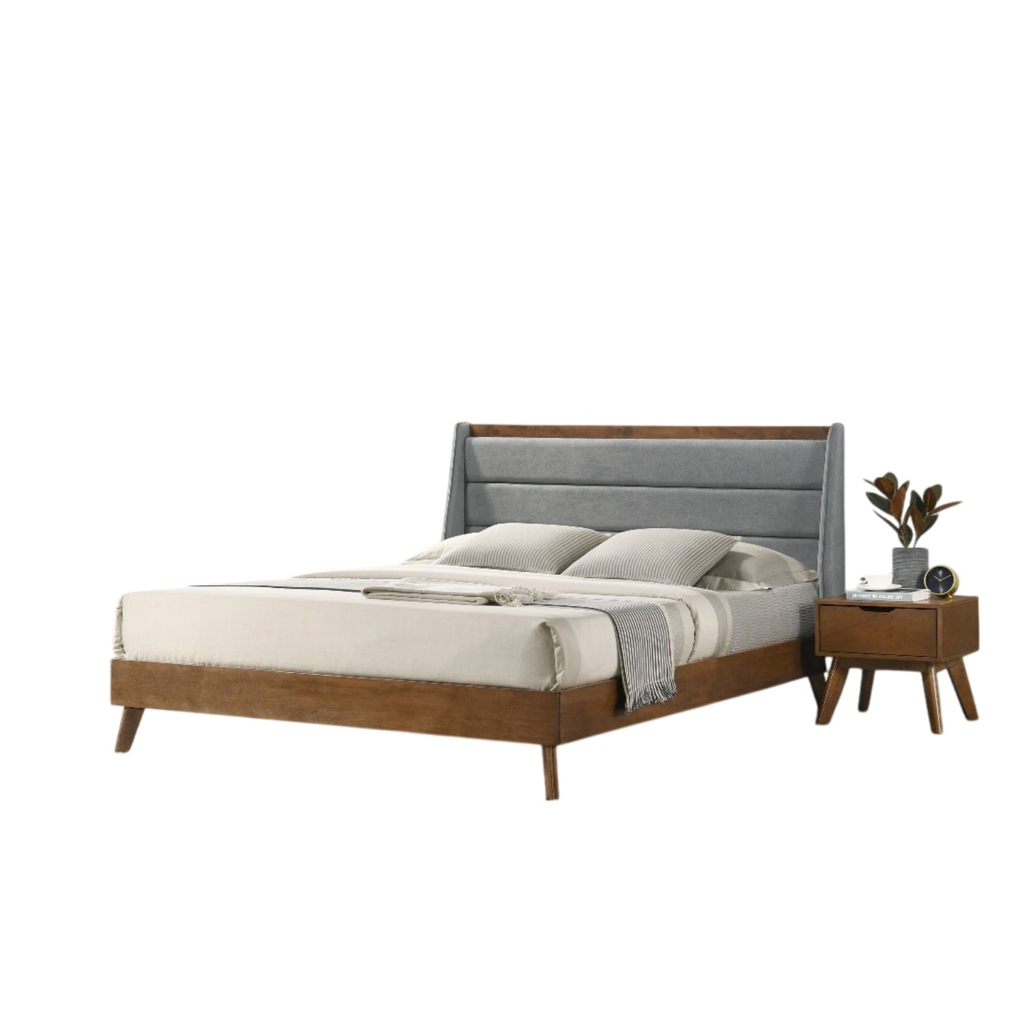 Cama King Anahi Gris