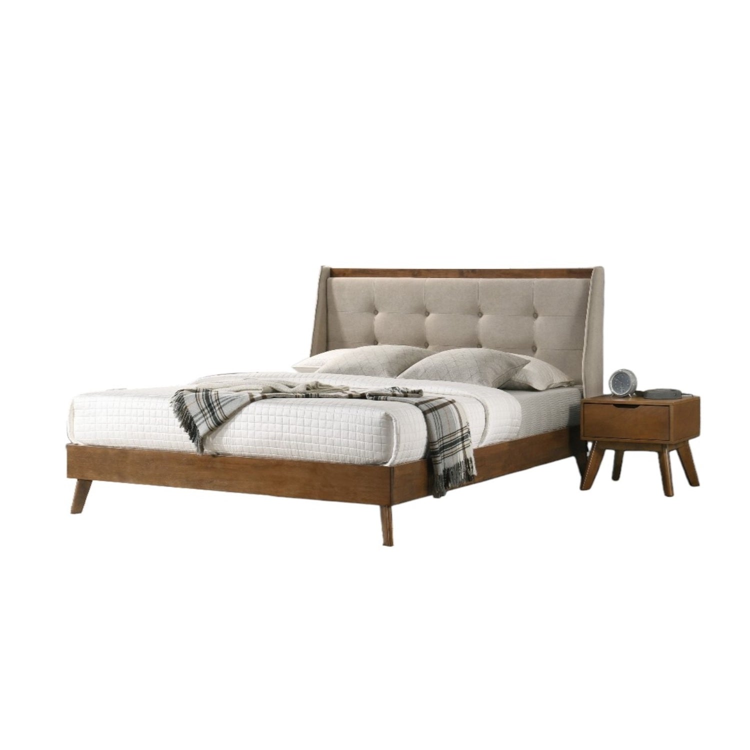 Cama Doble Andora Marron