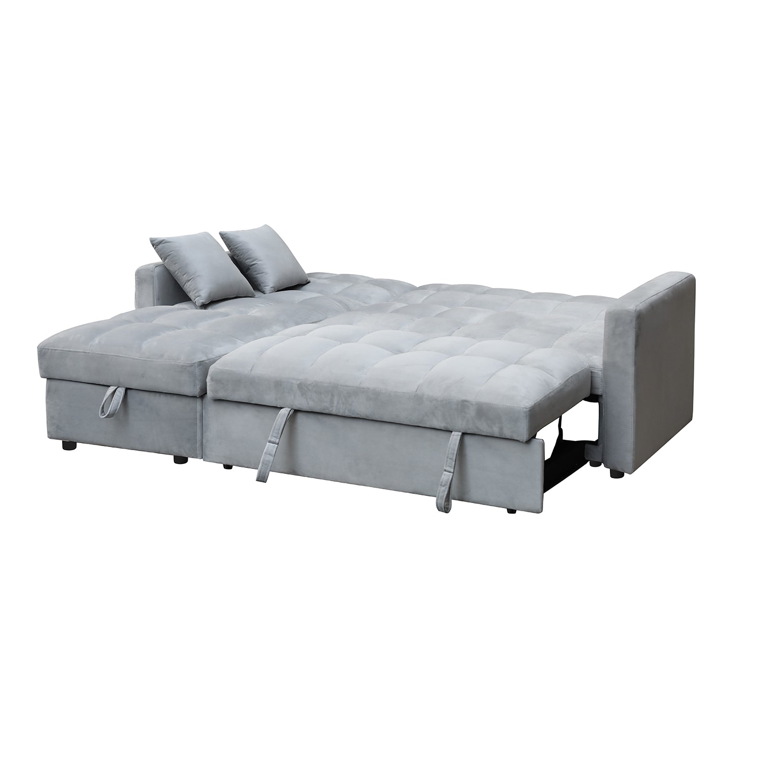 Sala Cama Lenon Velvet Plata