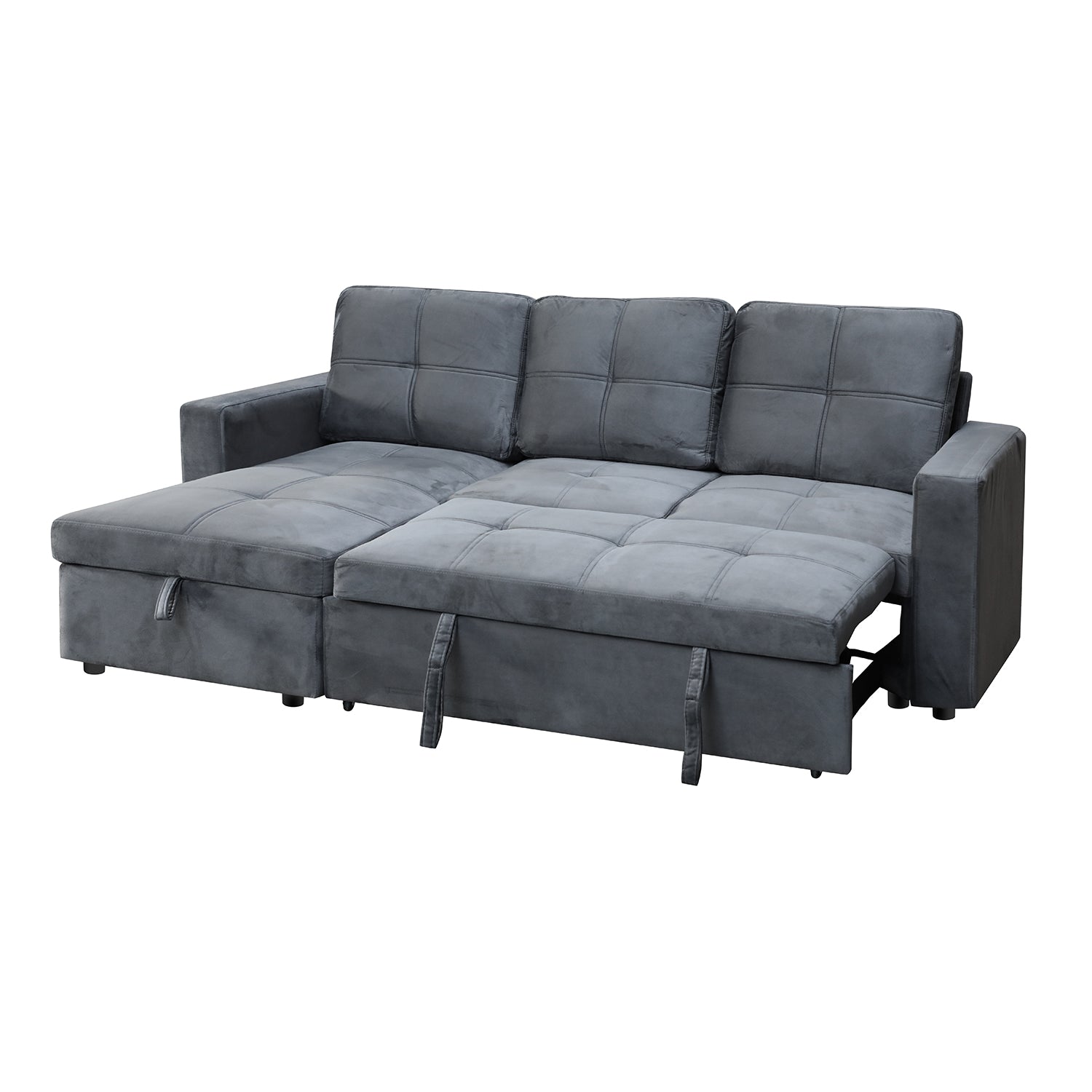 Sala Cama Lumix Velvet Gris