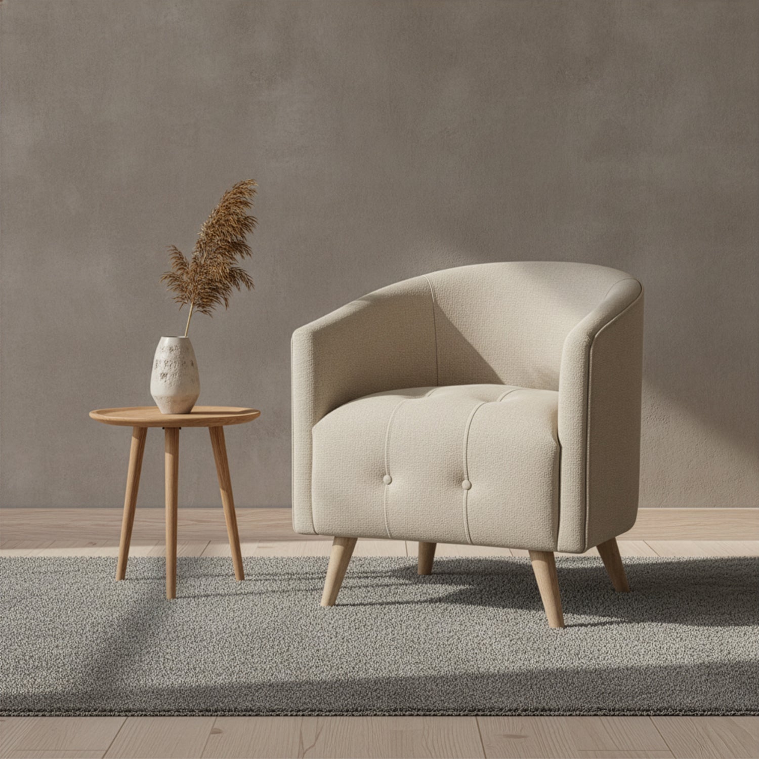 Poltrona Celeste Eurolino Marbellella Marfil, Natural