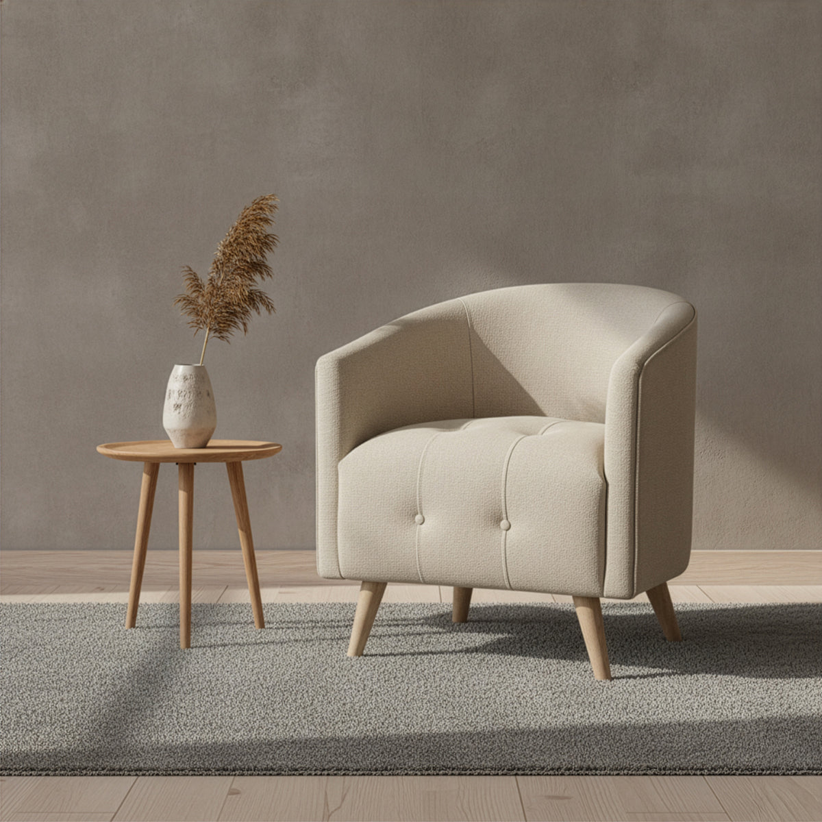 Poltrona Celeste Eurolino Marbellella Marfil, Natural