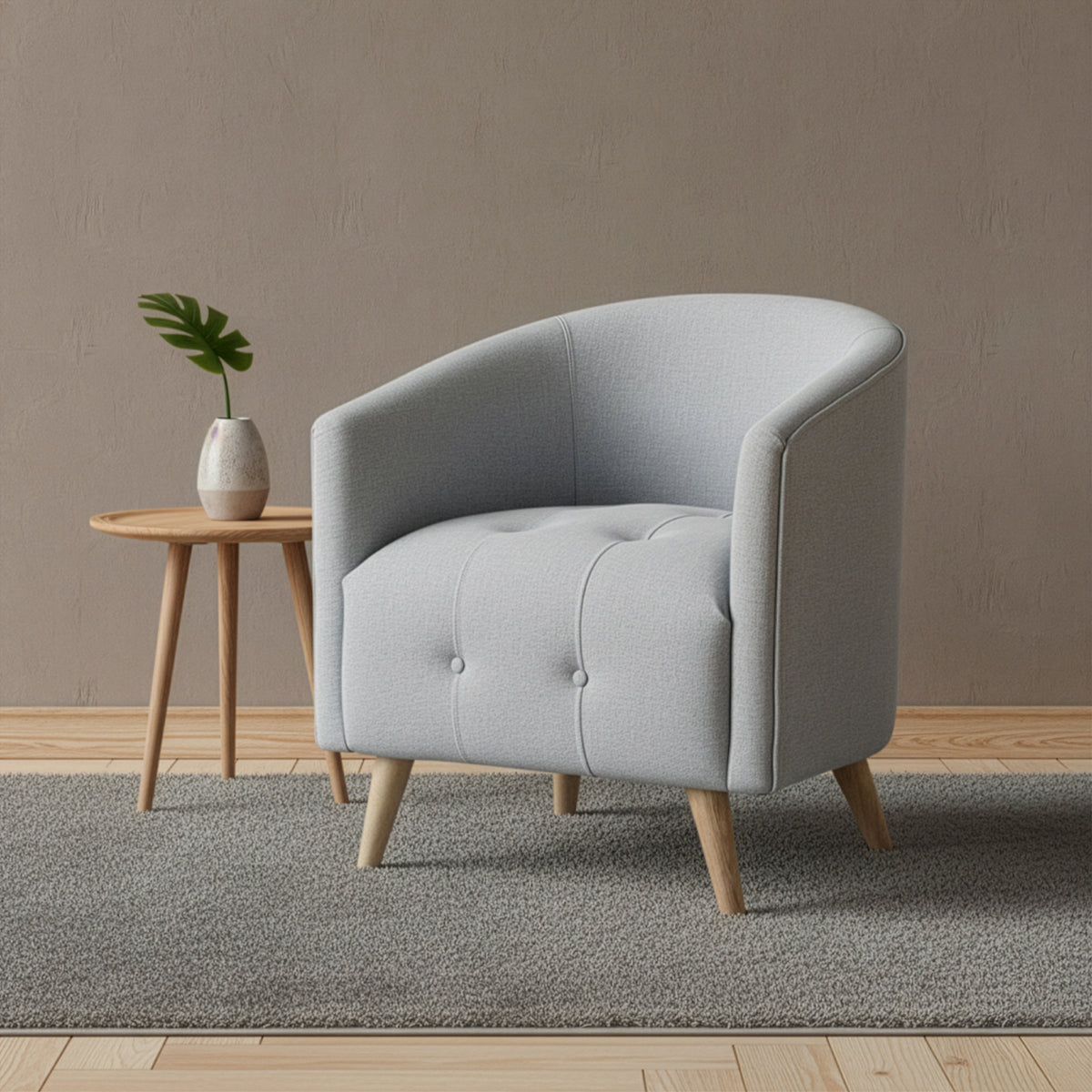 Poltrona Celeste Eurolino Gaira Plata, Plateado