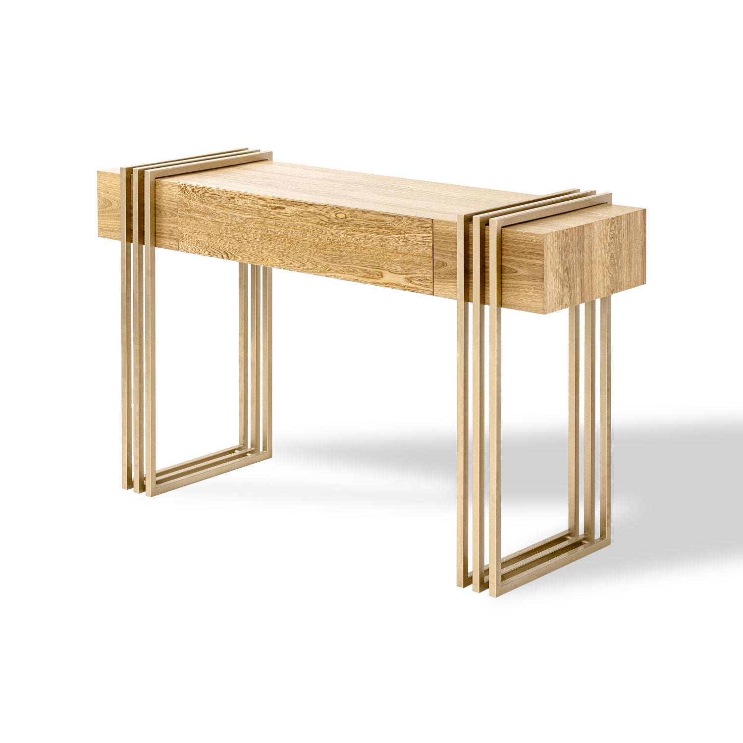 Consola Manhattan Natural, Champaña Premium