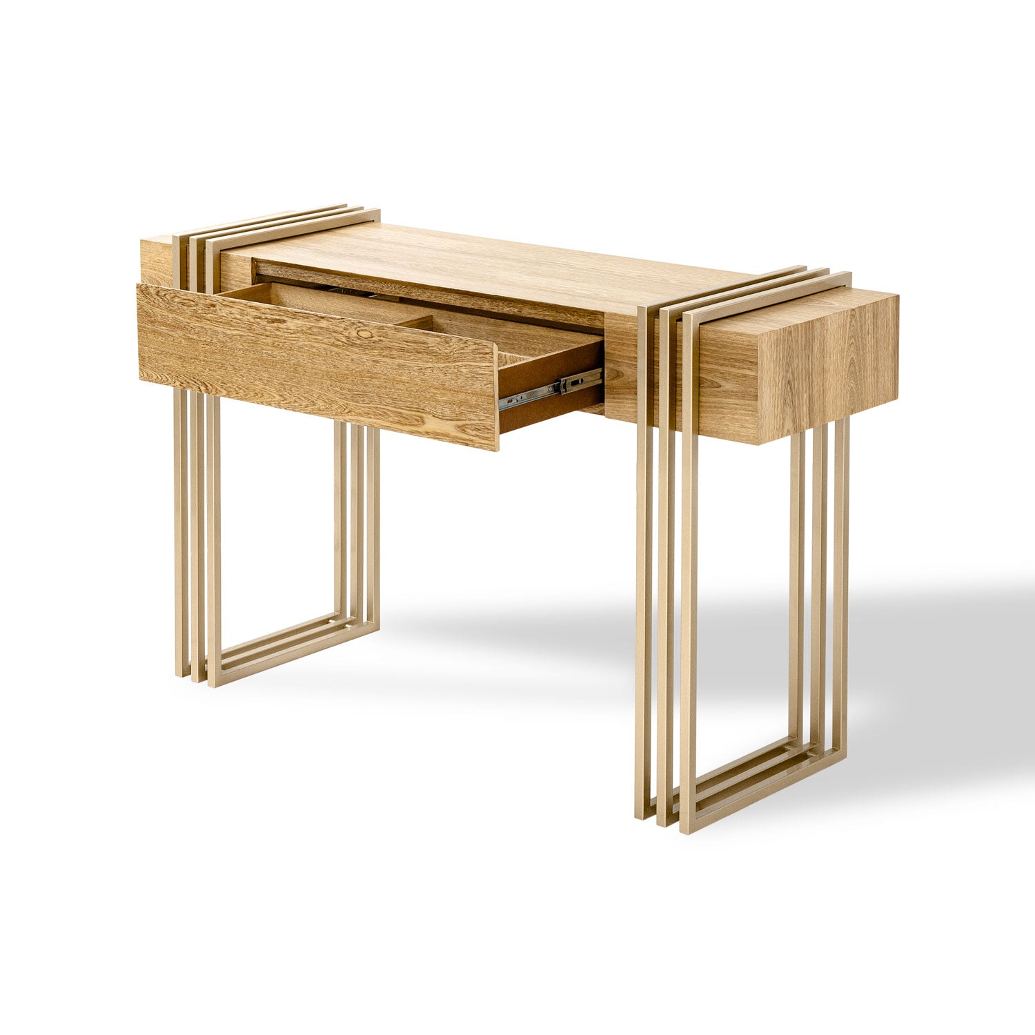 Consola Manhattan Natural, Champaña Premium