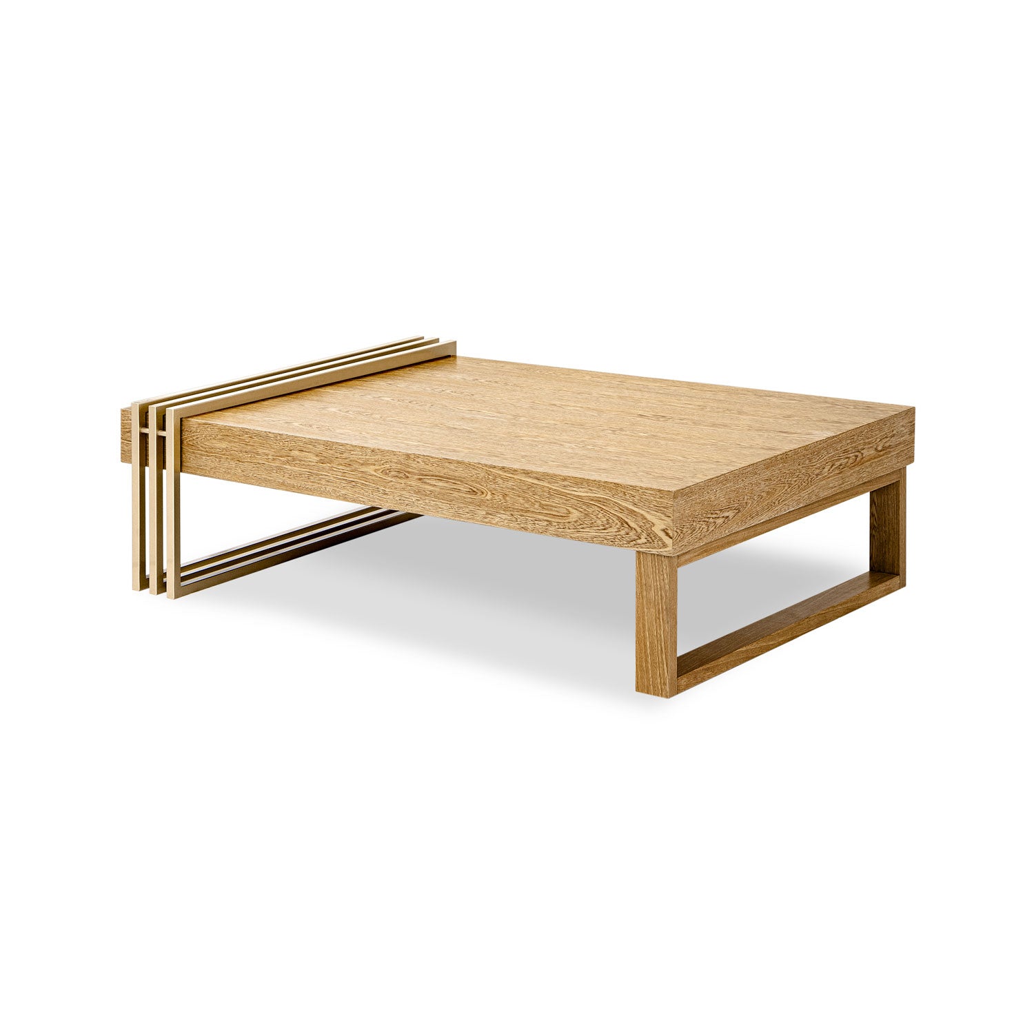 Mesa De Centro Manhattan Natural, Champaña Premium