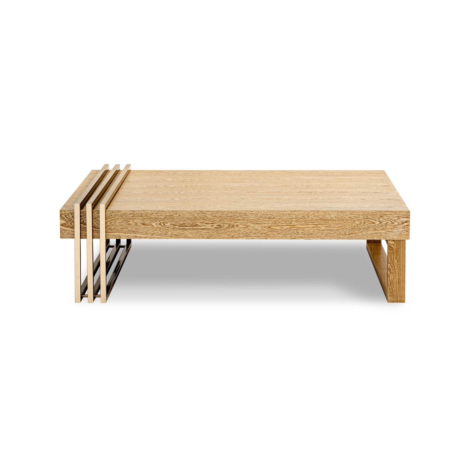 Mesa De Centro Manhattan Natural, Champaña Premium