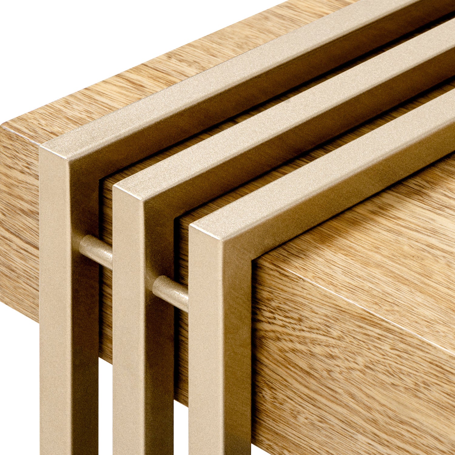 Mesa De Centro Manhattan Natural, Champaña Premium