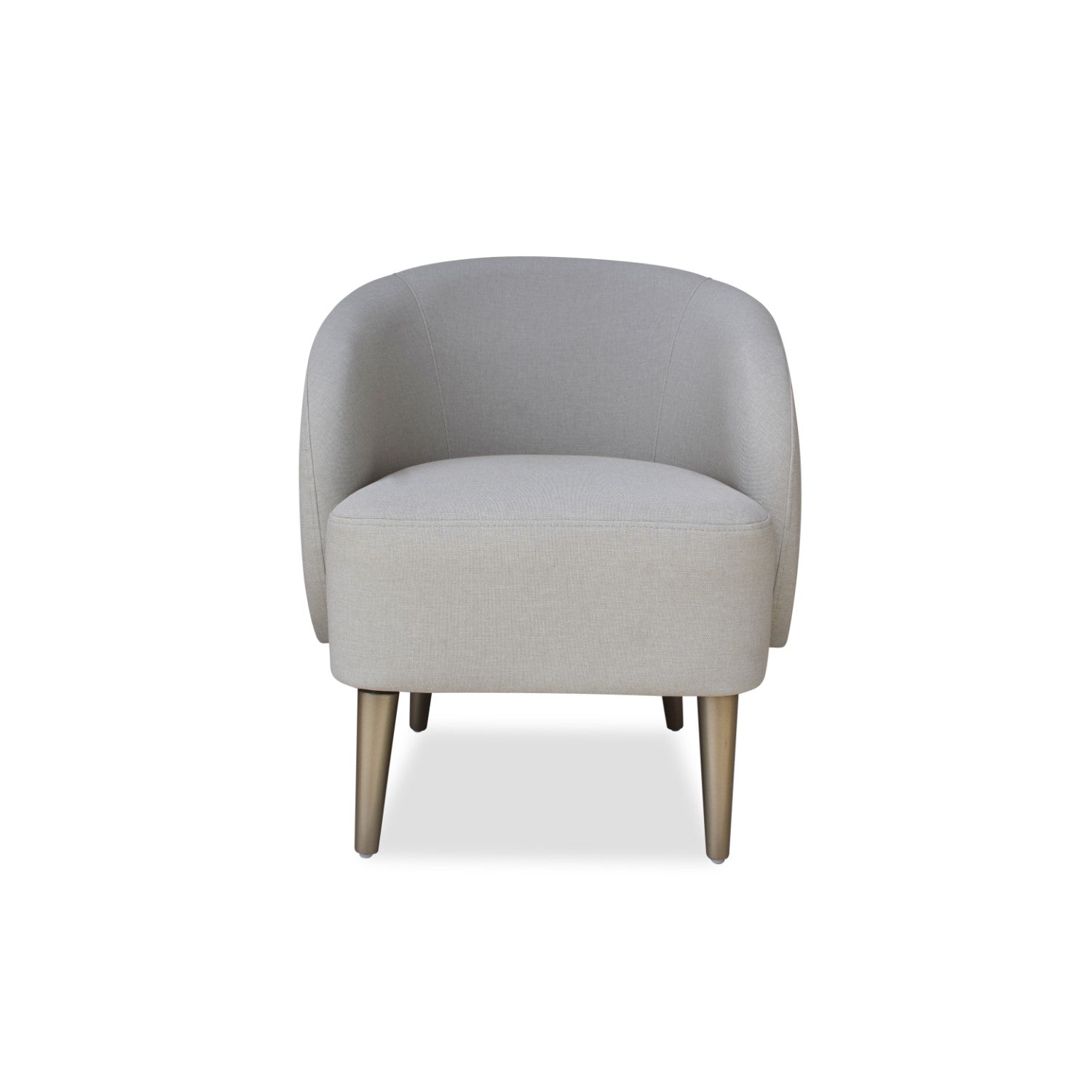 Poltrona Colin Eurolino Blanco Puro, Champaña