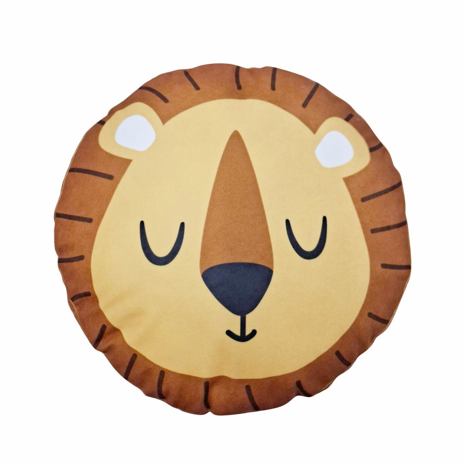 Cojin Infantil 38Cm Leon Bebe Redondo